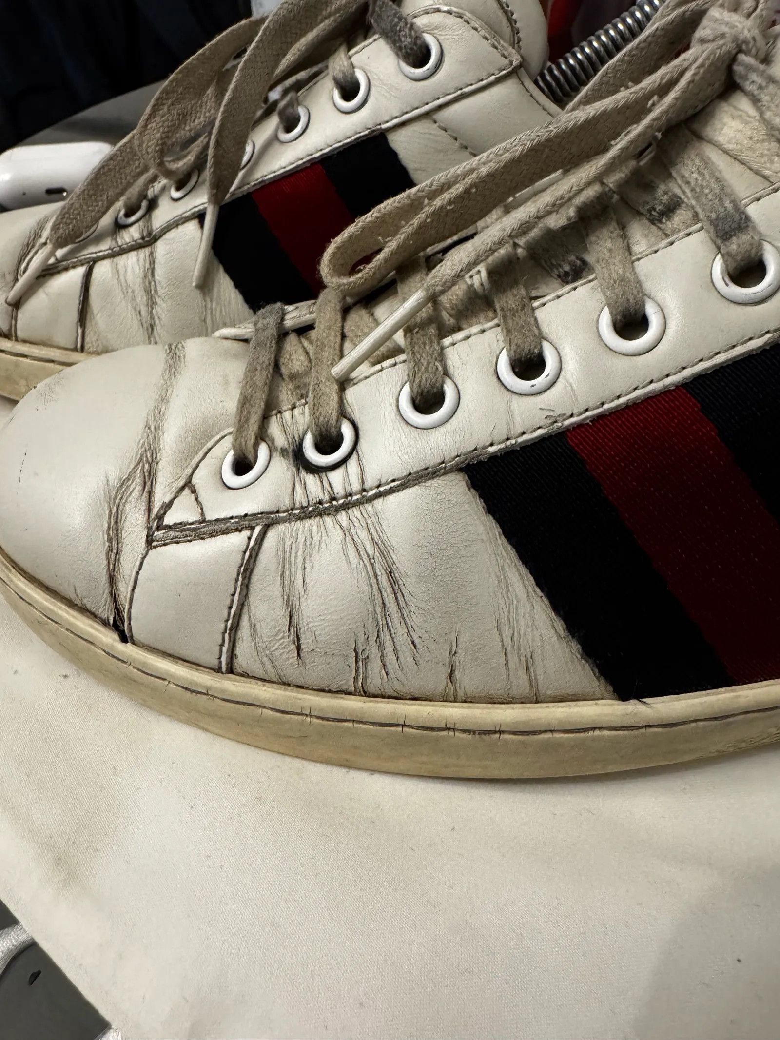 Gucci Gucci Gucci Ace Sneakers Size US 8.5 / EU 41-42 - 2 Thumbnail