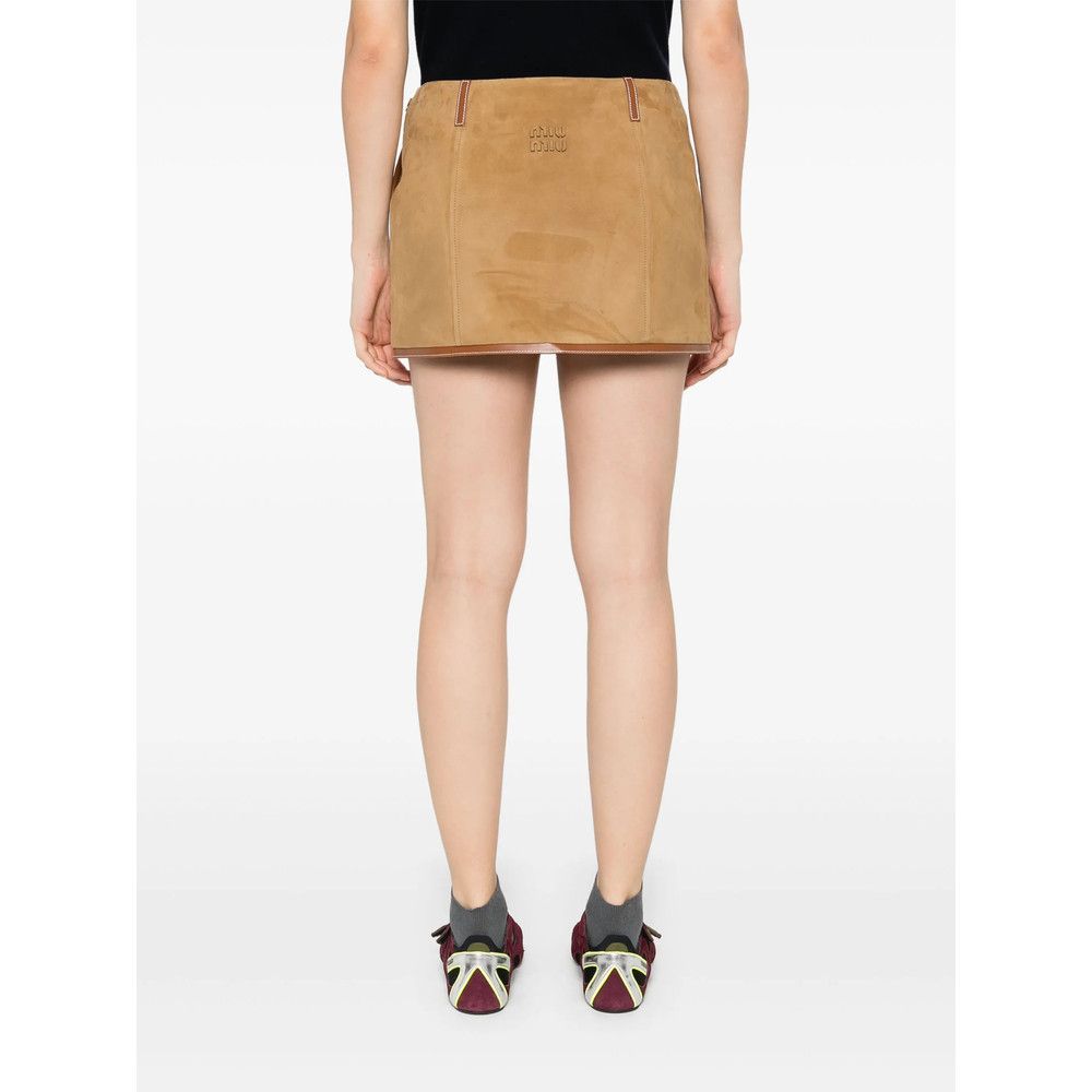Miu Miu Miu Miu BROWN Skirts - Straight Skirts Size 27" / US 4 / IT 40 - 2 Thumbnail