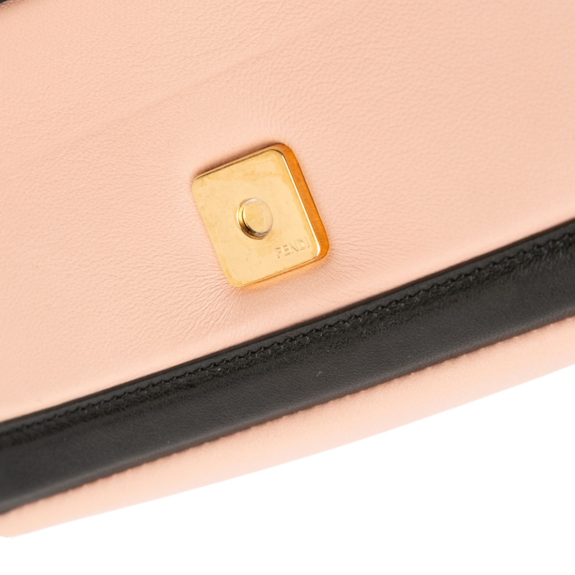 Fendi Fendi Mini Bicolor Nappa Apolo Chain Baguette Shoulder Bag Size ONE SIZE - 8 Thumbnail