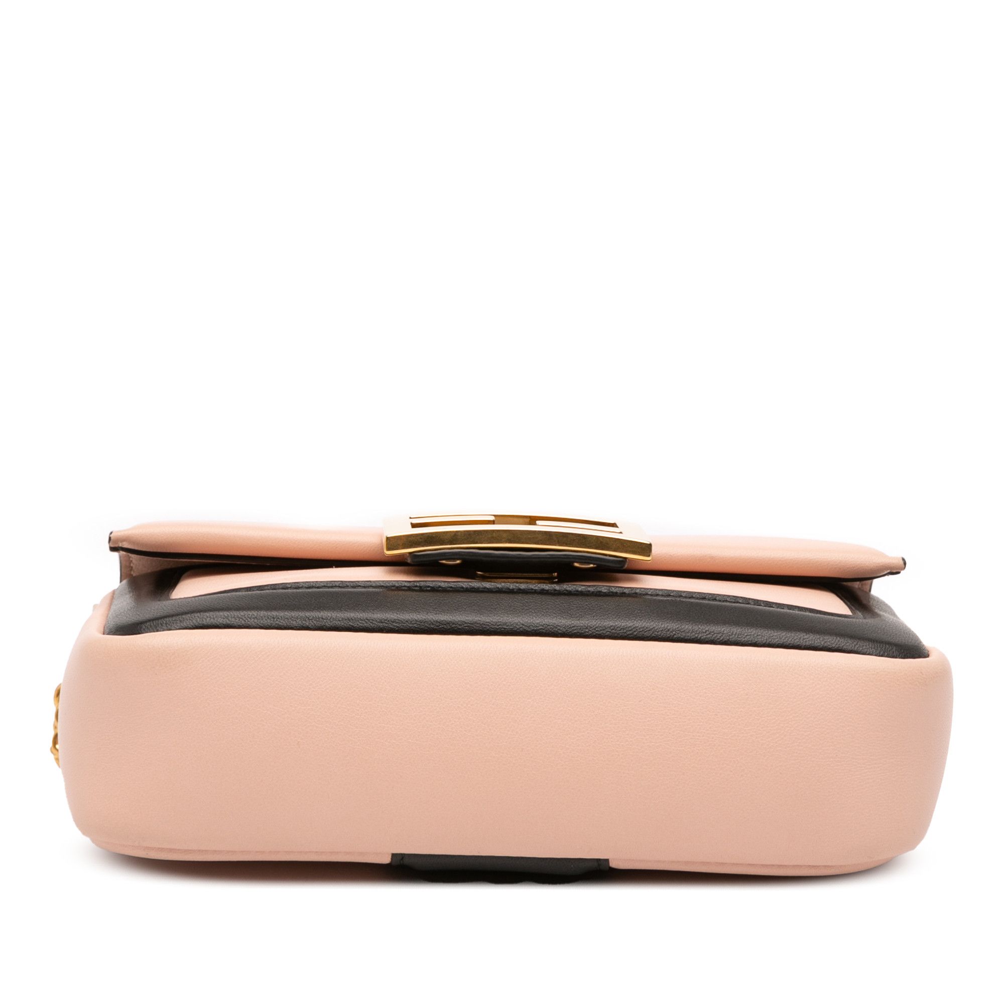 Fendi Fendi Mini Bicolor Nappa Apolo Chain Baguette Shoulder Bag Size ONE SIZE - 3 Thumbnail