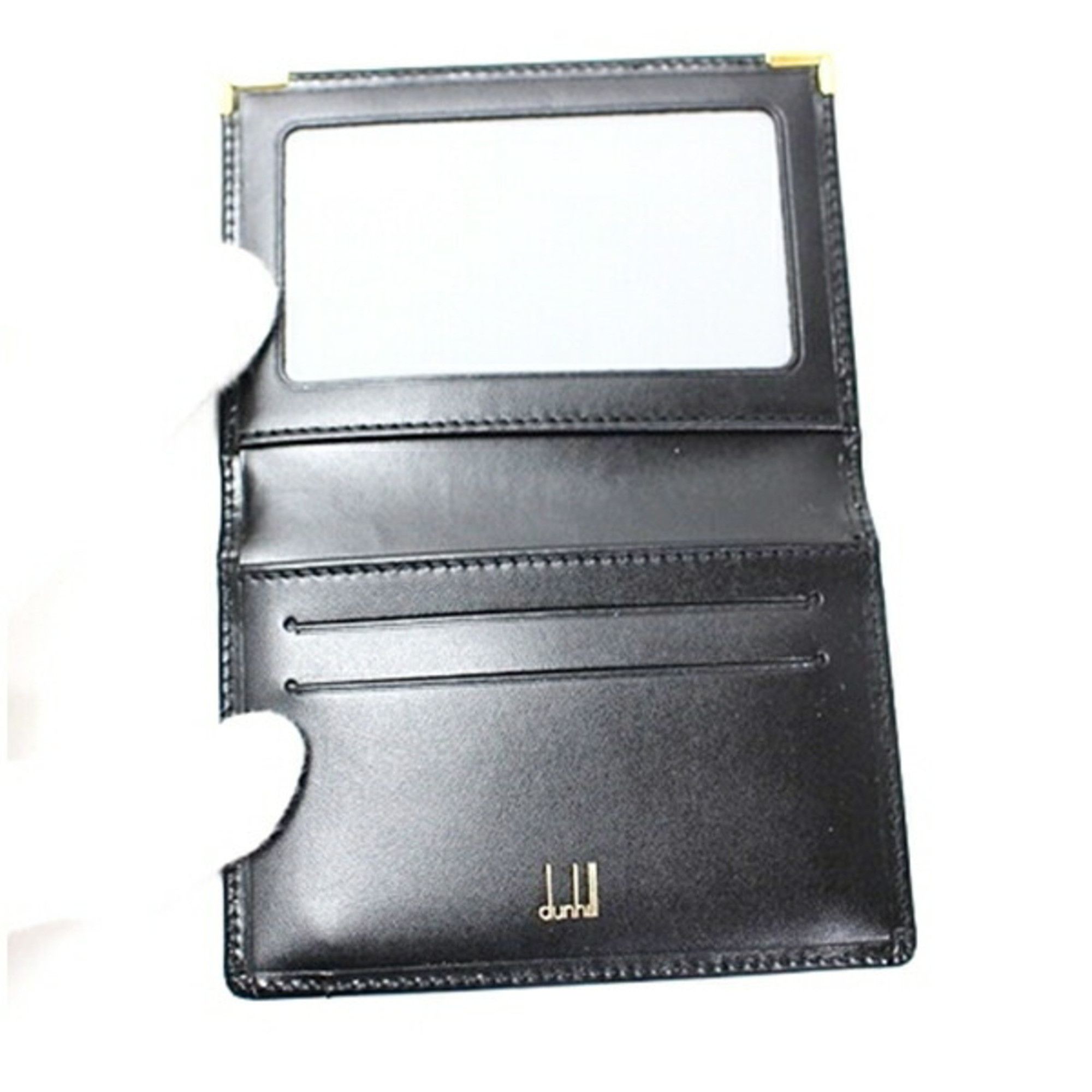 Alfred Dunhill Dunhill Men's Black Leather Bifold Business Card Case, Unused Size ONE SIZE - 5 Thumbnail