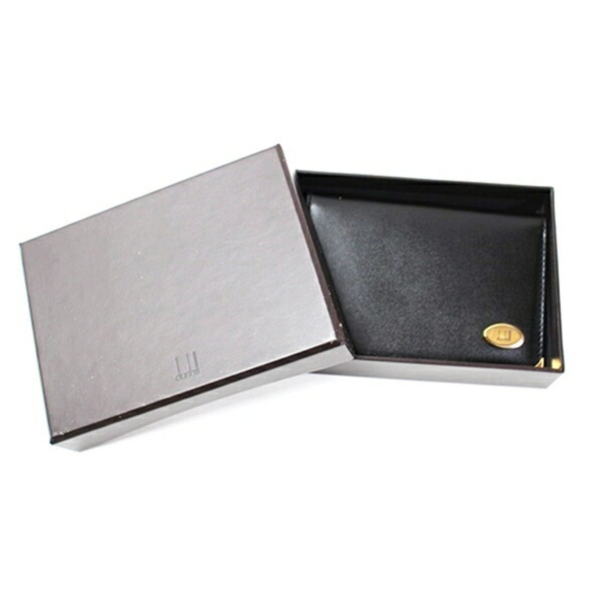 Alfred Dunhill Dunhill Men's Black Leather Bifold Business Card Case, Unused Size ONE SIZE - 3 Thumbnail
