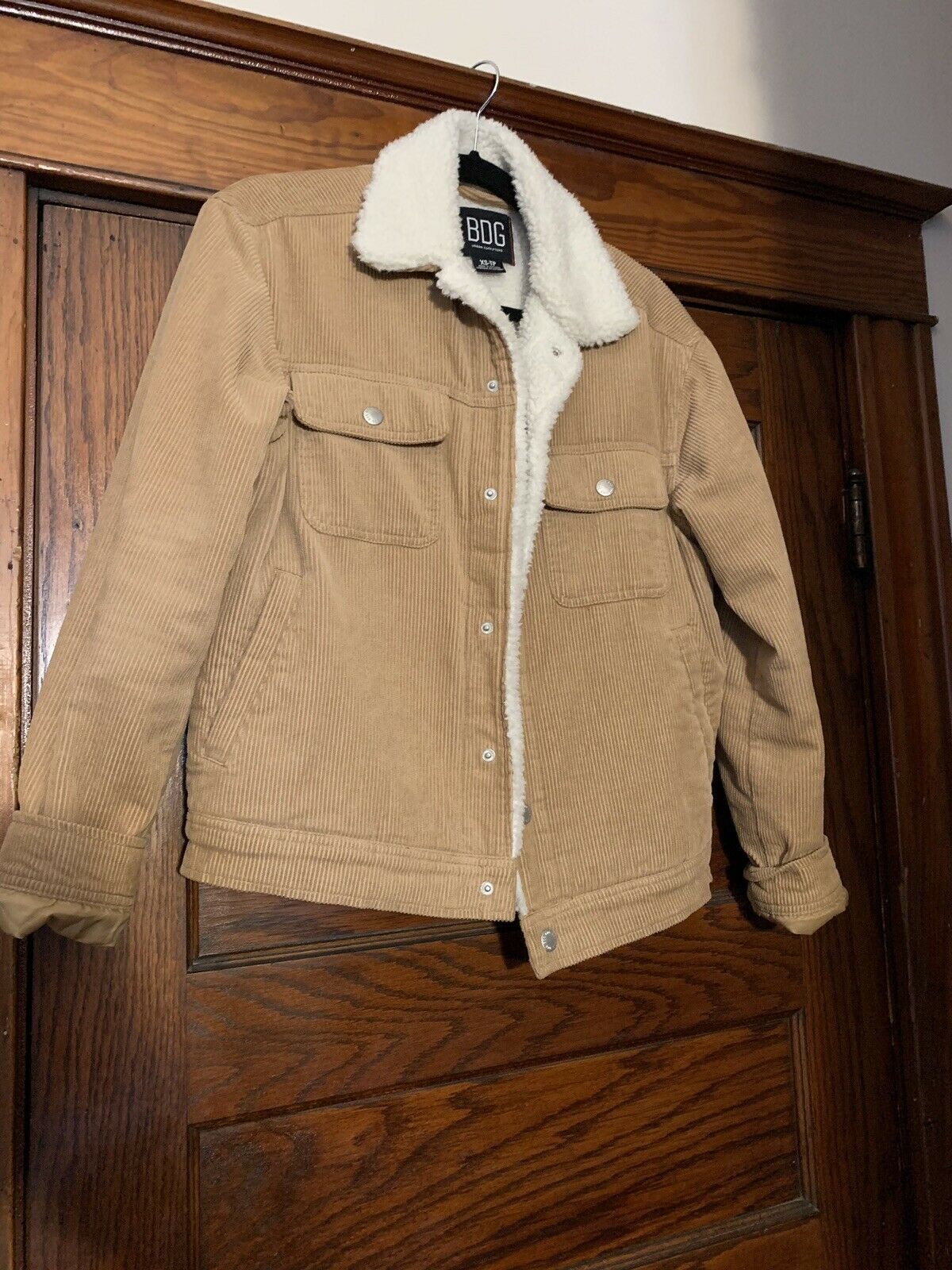 Urban Outfitters BDG Corduroy Sherpa Trucker Jacket Grailed