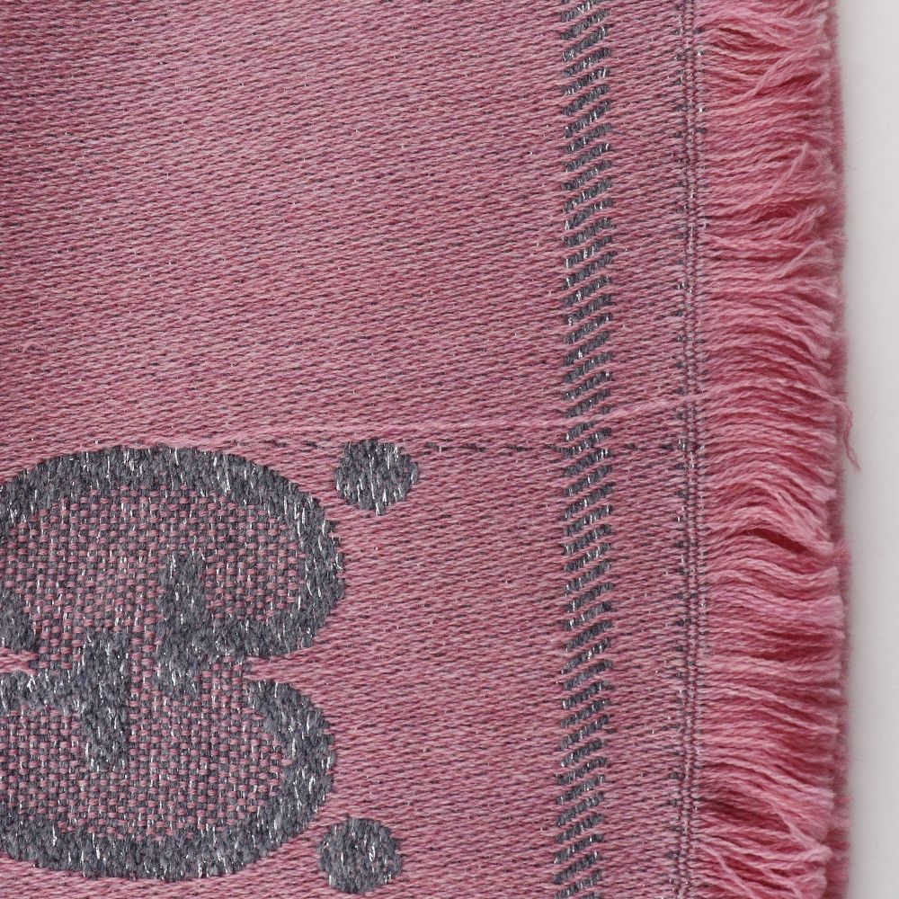 Gucci Gucci Gucci GG Jacquard Wool Nylon Scarf Others Scarf 598993 DUTY FREE for USA Size ONE SIZE - 5 Thumbnail