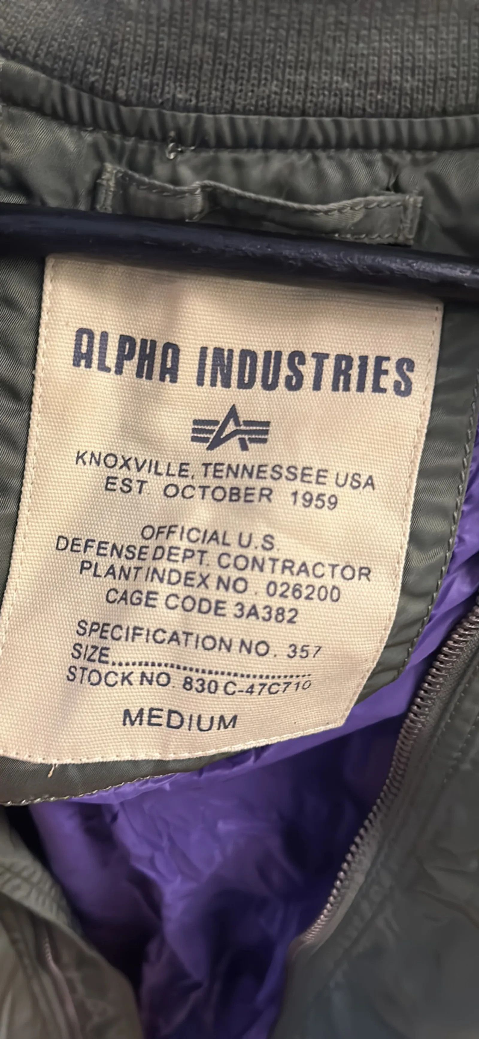 Alpha Industries Alpha Industries Jacket Size XS / US 0-2 / IT 36-38 - 2 Thumbnail