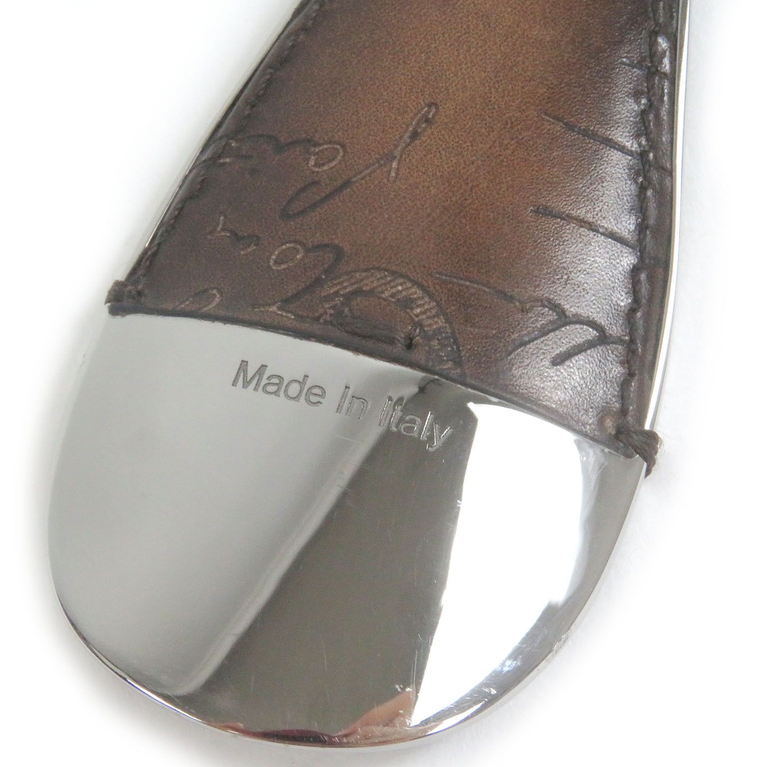Other Other Berluti Calligraphy Scritto Leather Shoehorn Leather Other DUTY FREE for USA Size ONE SIZE - 6 Thumbnail