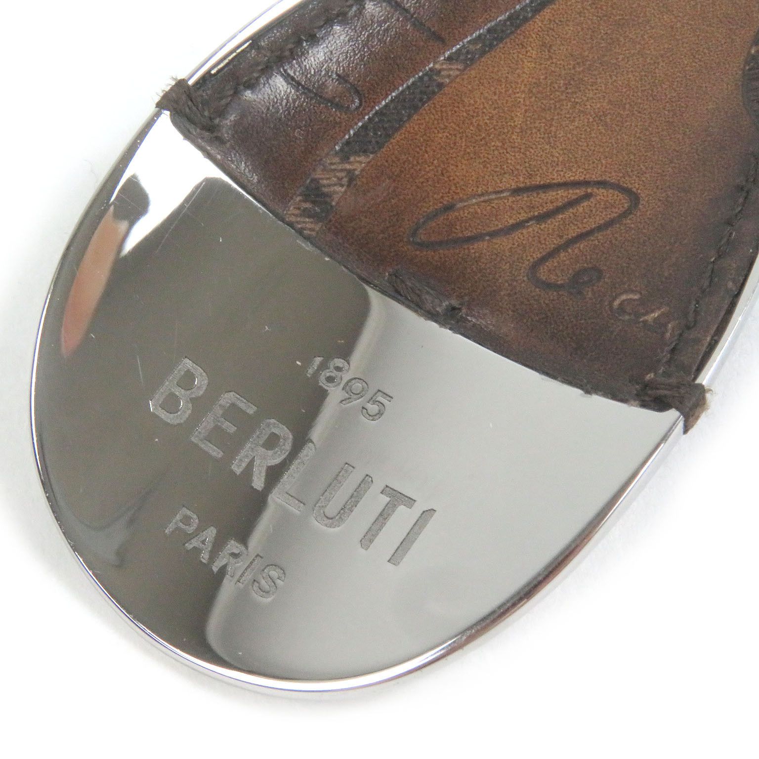 Other Other Berluti Calligraphy Scritto Leather Shoehorn Leather Other DUTY FREE for USA Size ONE SIZE - 5 Thumbnail