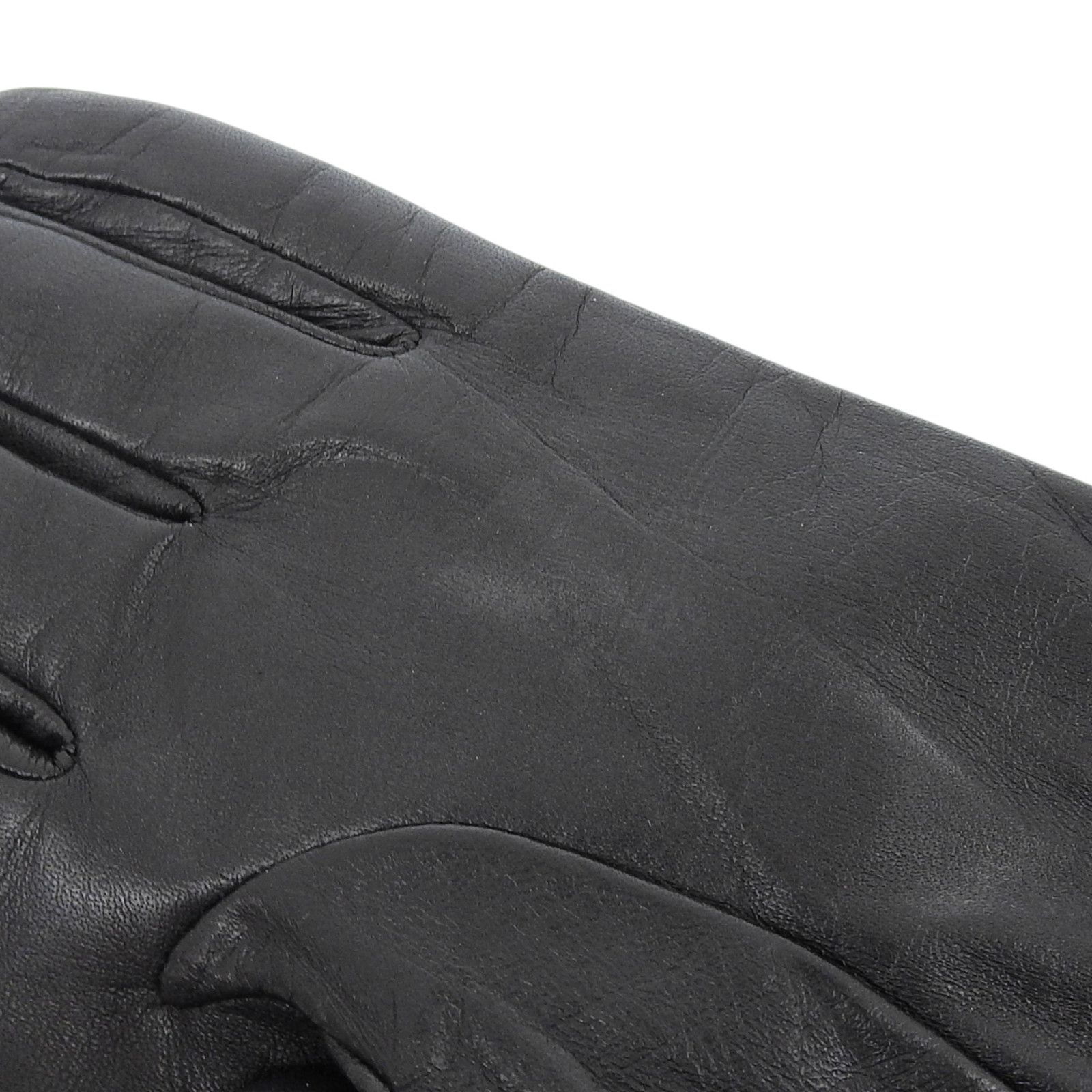 Armani Armani Emporio Armani Logo-embossed Leather Gloves Leather Gloves 624136 13728 56151 DUTY FREE for USA Size ONE SIZE - 5 Thumbnail