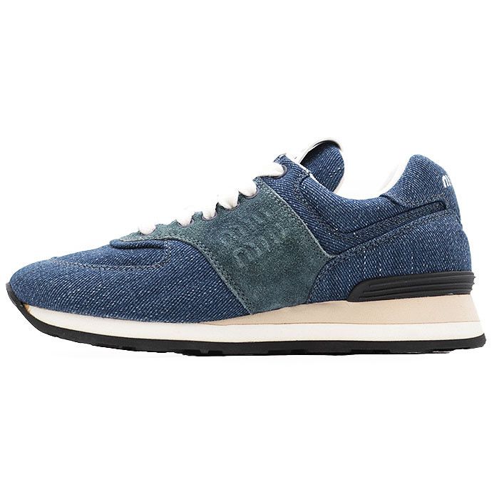 Miu Miu Miu Miu Miu Miu Denim Suede Sneakers Denim Shoes DUTY FREE for USA Size ONE SIZE - 5 Thumbnail