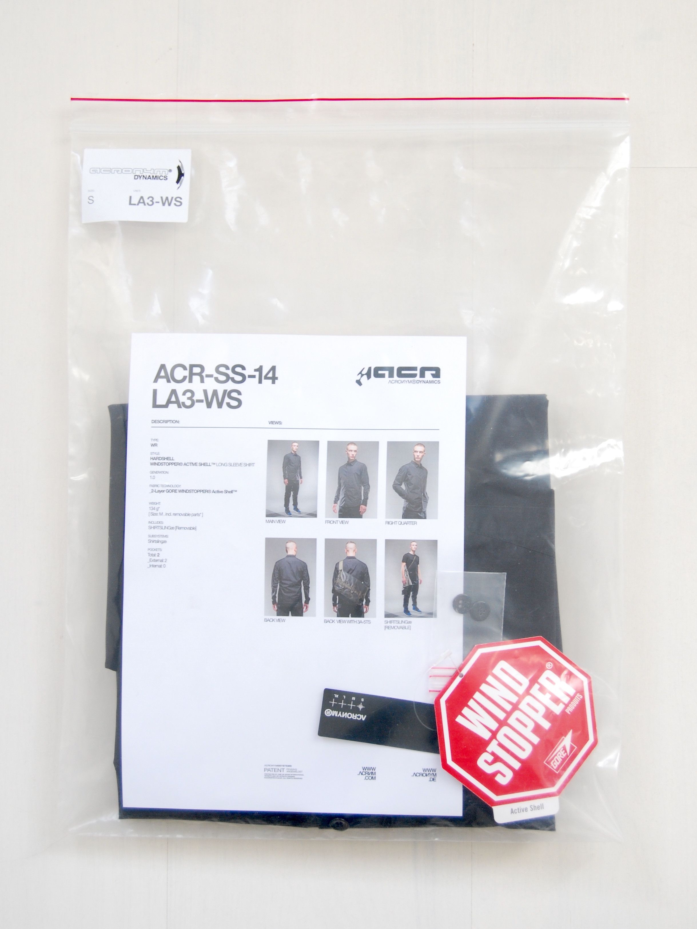 Acronym Acronym ACR-SS-14 LA3-WS Long Sleeve Shirt Size S | Grailed