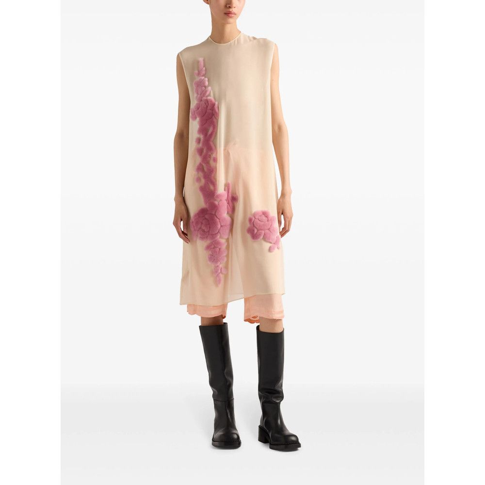 Prada Prada NEUTRALS Dresses - Cocktail & Party Dresses Size M / US 6-8 / IT 42-44 - 3 Thumbnail