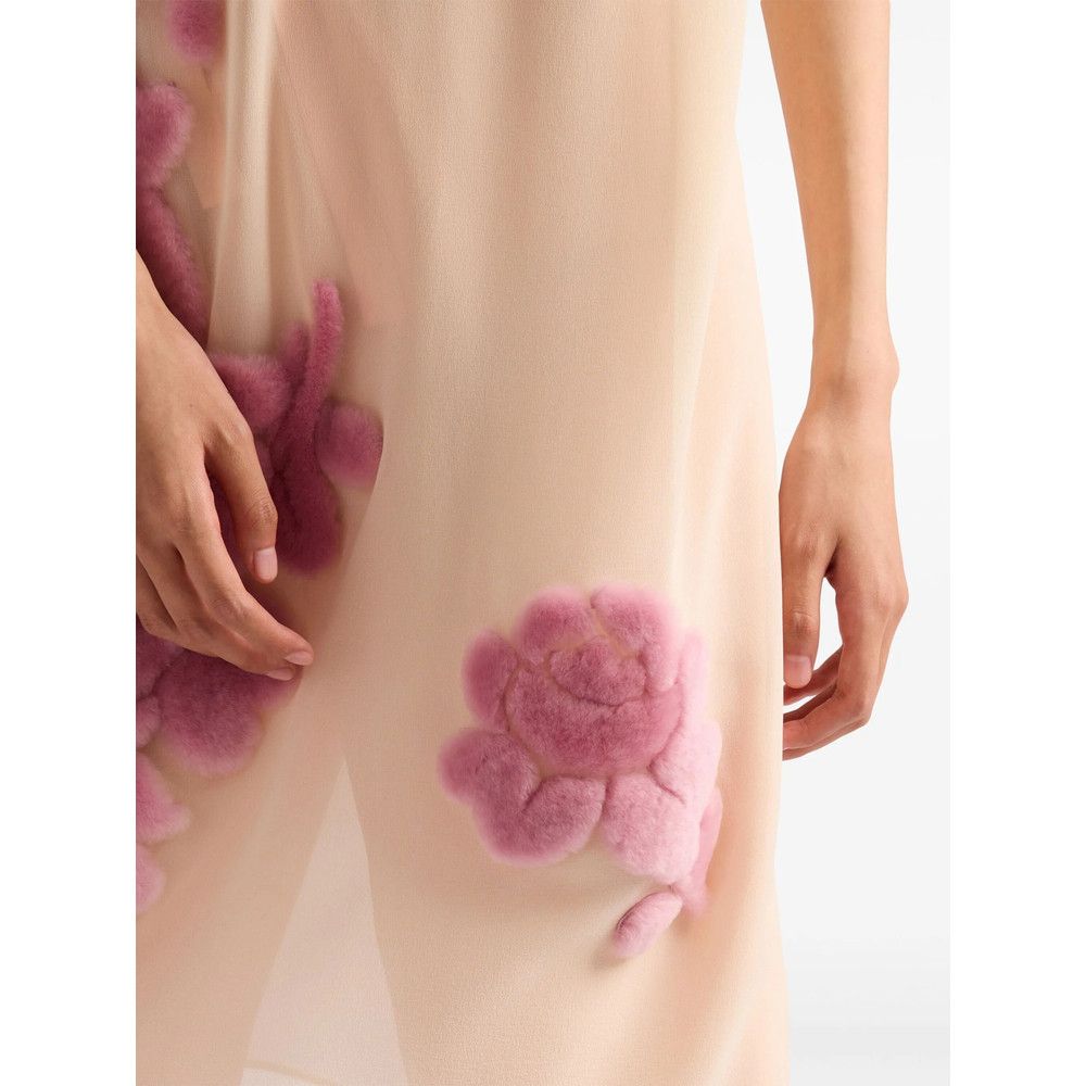 Prada Prada NEUTRALS Dresses - Cocktail & Party Dresses Size M / US 6-8 / IT 42-44 - 6 Thumbnail