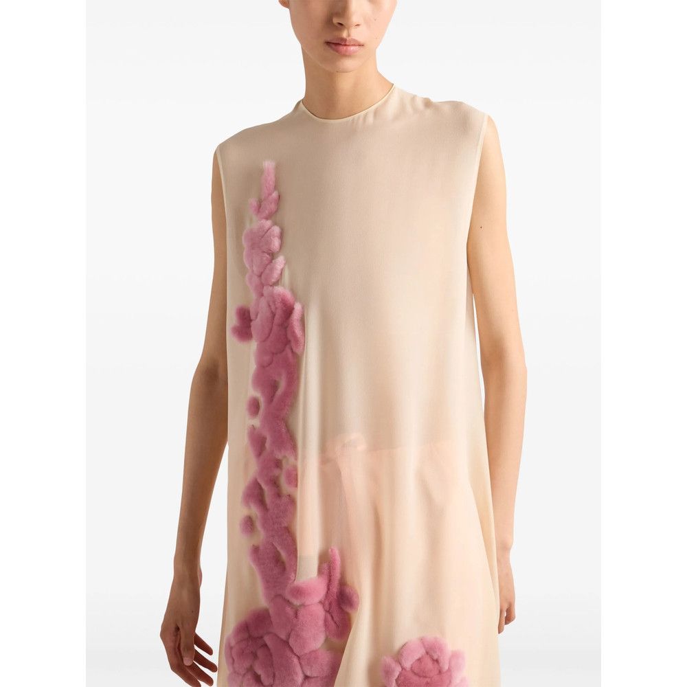 Prada Prada NEUTRALS Dresses - Cocktail & Party Dresses Size M / US 6-8 / IT 42-44 - 4 Thumbnail