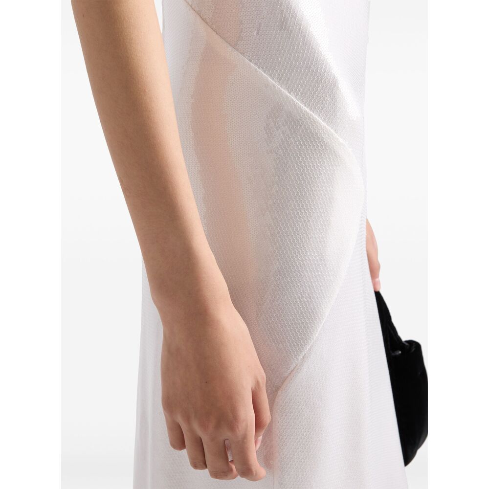Prada Prada WHITE Dresses - Cocktail & Party Dresses Size M / US 6-8 / IT 42-44 - 3 Thumbnail