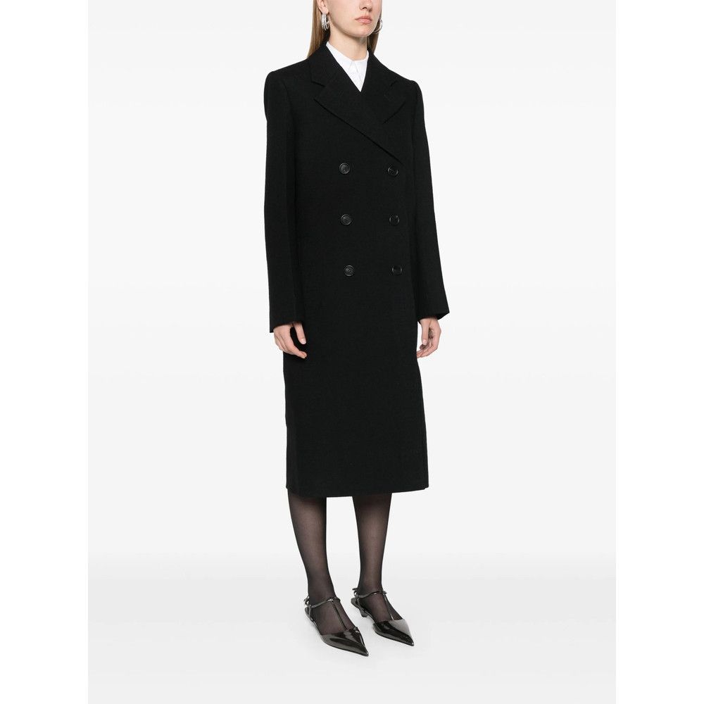 Prada Prada BLACK Coats - Double Breasted & Peacoats Size S / US 4 / IT 40 - 5 Thumbnail