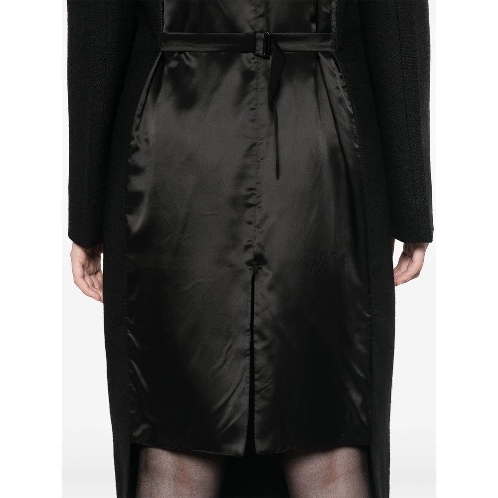 Prada Prada BLACK Coats - Double Breasted & Peacoats Size S / US 4 / IT 40 - 2 Thumbnail