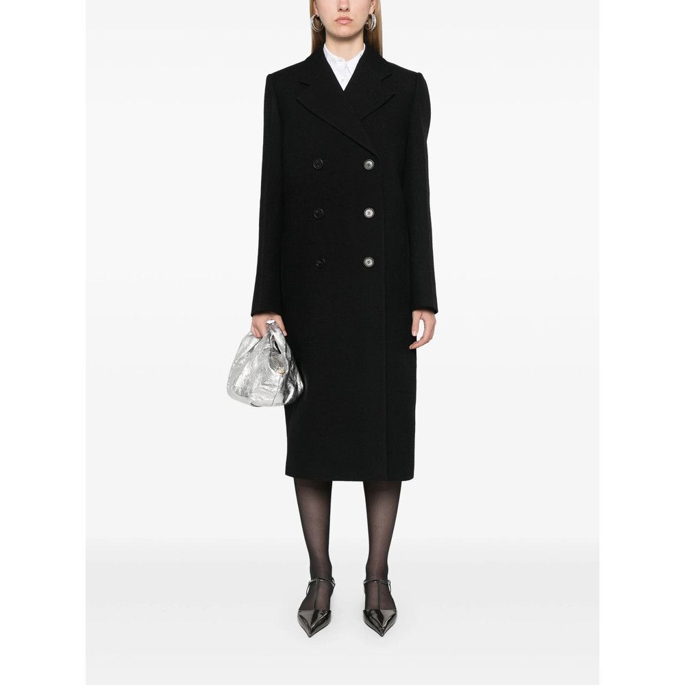 Prada Prada BLACK Coats - Double Breasted & Peacoats Size S / US 4 / IT 40 - 3 Thumbnail