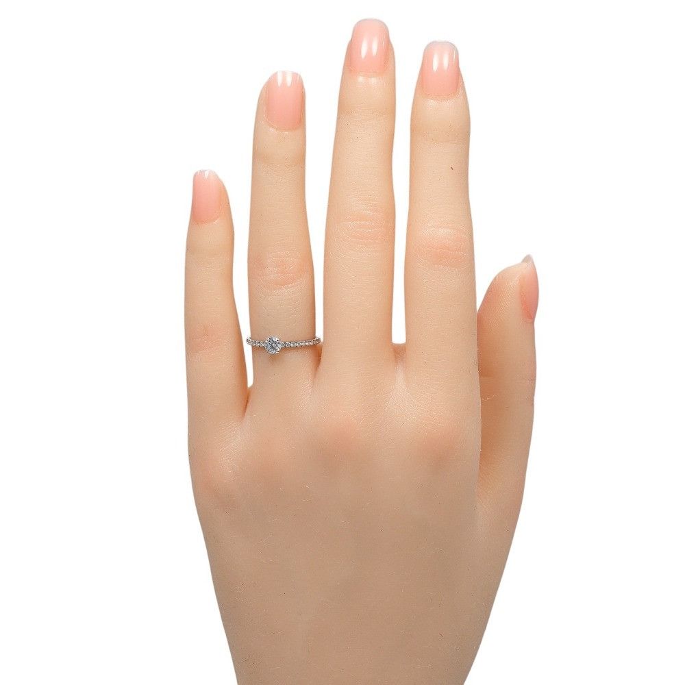 Cartier Cartier Cartier Etincelle de Cartier Pt950 Platinum Diamond Ring Size 7 Metal Ring DUTY FREE for USA Size ONE SIZE - 2 Thumbnail