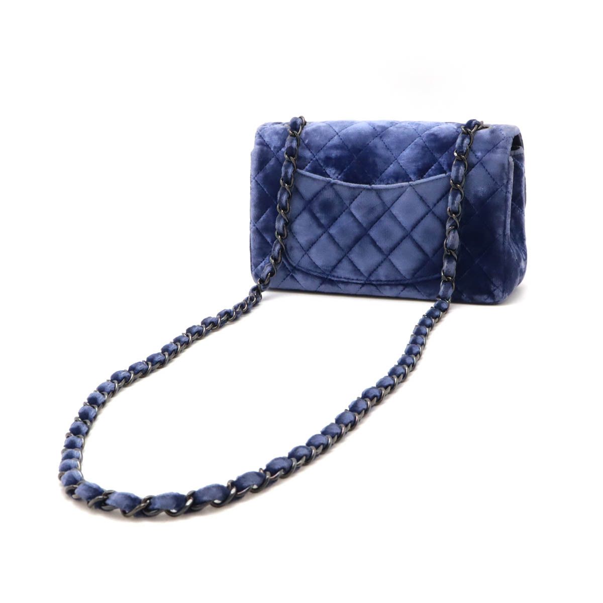 Chanel Chanel Chanel Velour Mini Matelasse Chain Shoulder Bag Leather Shoulder Bag DUTY FREE for USA Size ONE SIZE - 2 Thumbnail