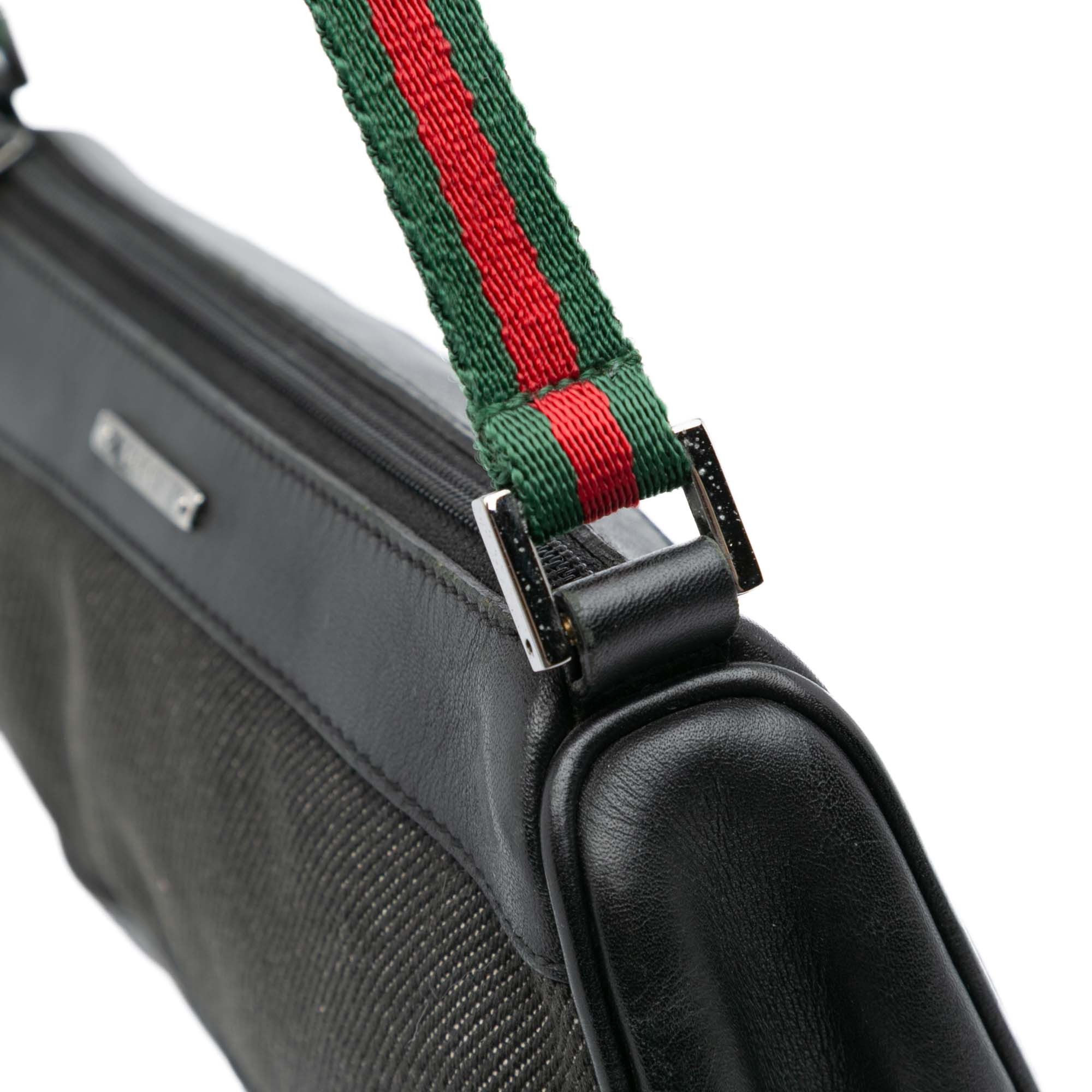 Gucci Gucci Denim Web Shoulder Bag Size ONE SIZE - 7 Thumbnail