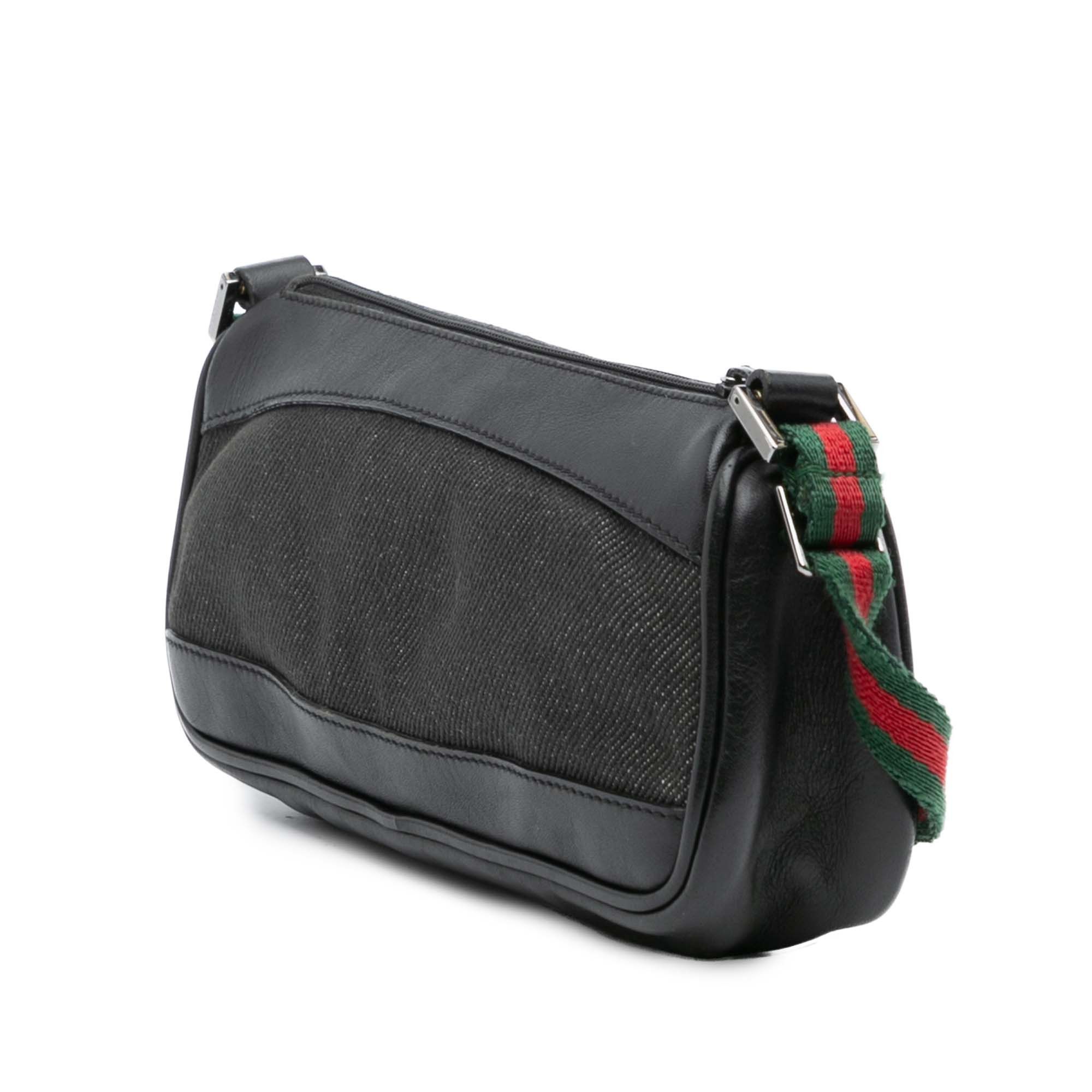 Gucci Gucci Denim Web Shoulder Bag Size ONE SIZE - 2 Thumbnail