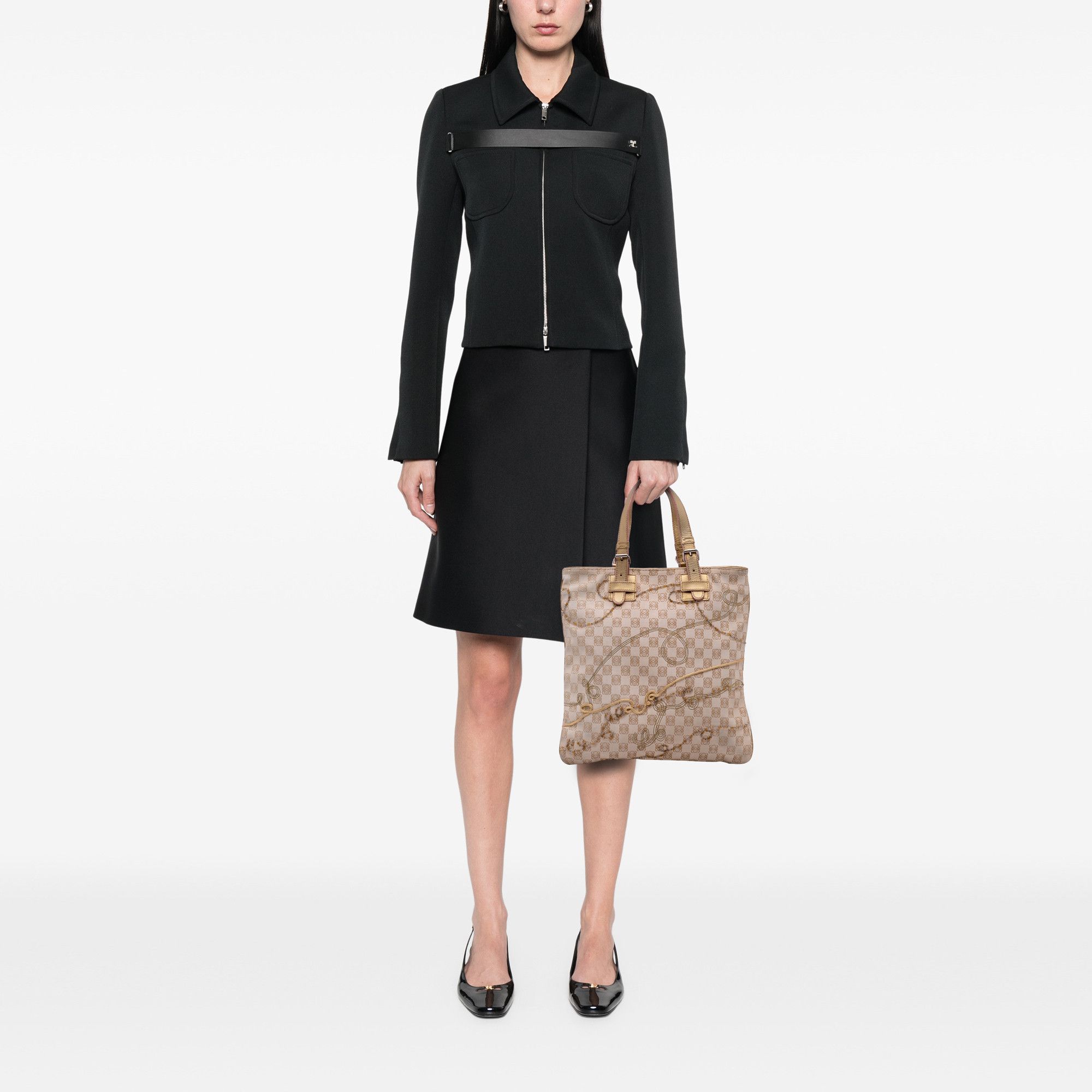 Loewe LOEWE Anagram Canvas Embroidered Tote Size ONE SIZE - 11 Thumbnail