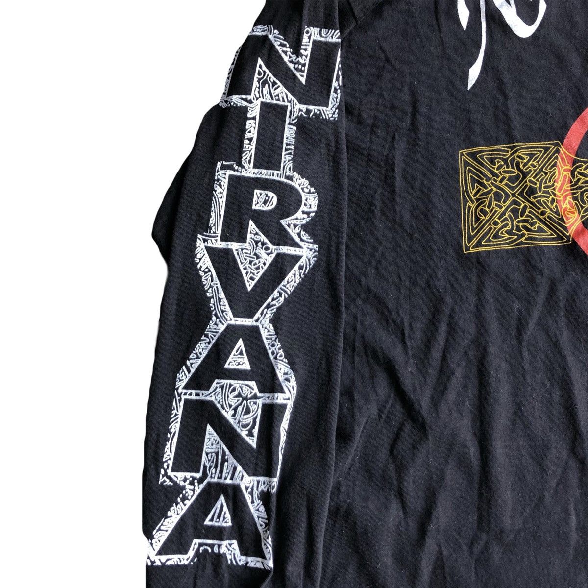 90's Nirvana Pagan Cross Longsleeve on Faded tag ❌GONE