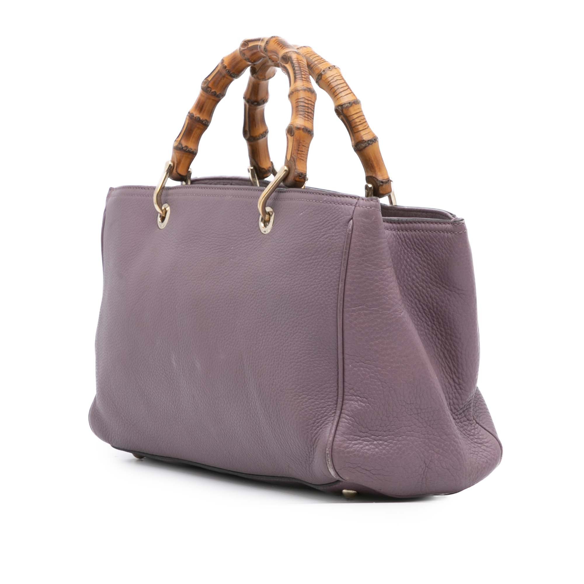 Gucci Gucci Medium Calfskin Bamboo Shopper Satchel Size ONE SIZE - 2 Thumbnail