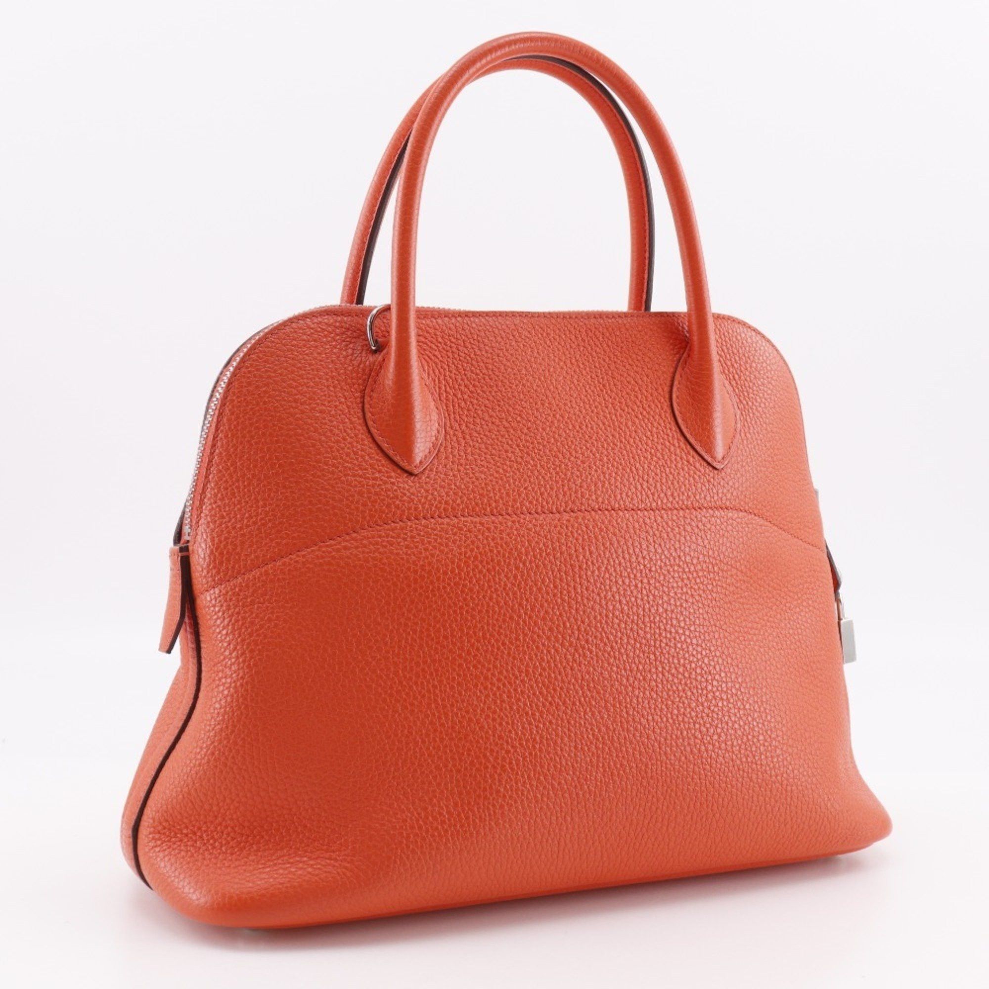 Hermes Hermes Hermès Bolide 31 Handbag Shoulder Bag Taurillon Clemence 2017 Orange A 2-way A5 Women's Size ONE SIZE - 3 Thumbnail