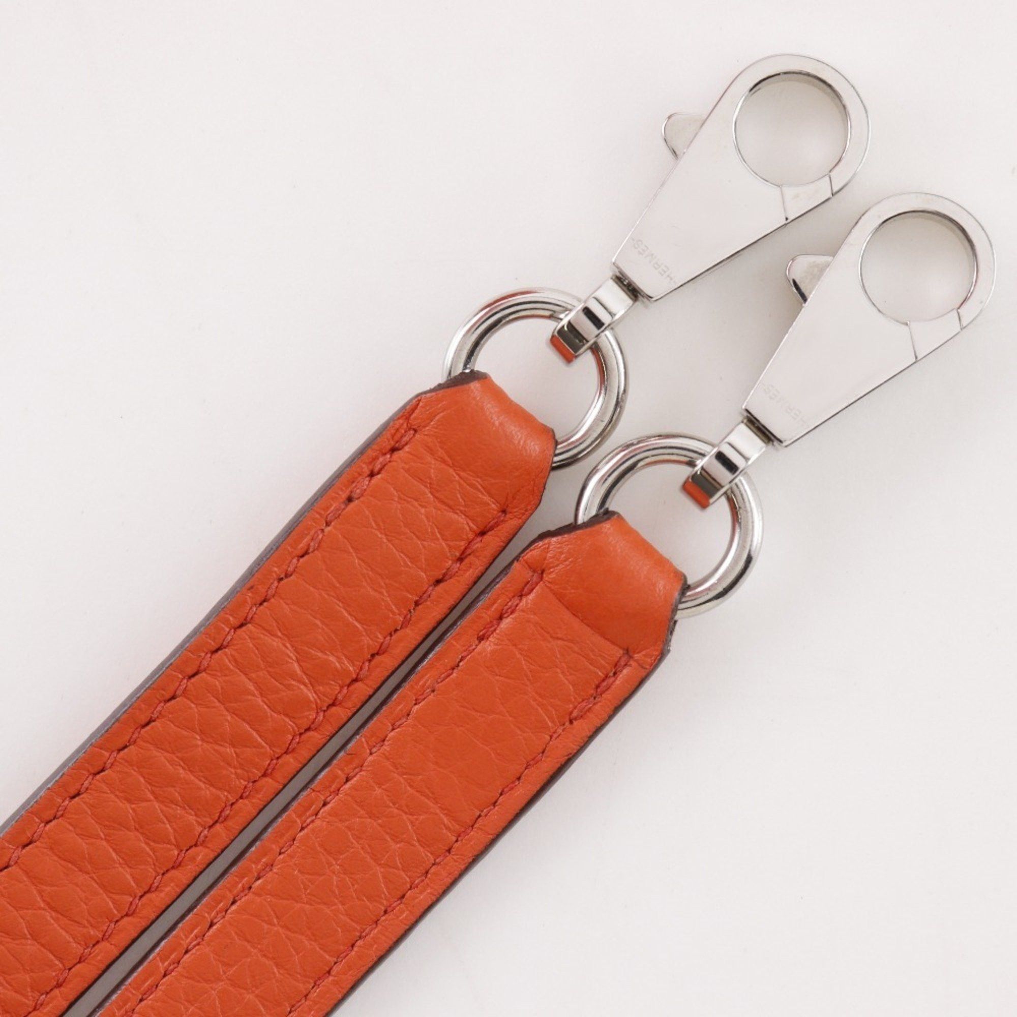 Hermes Hermes Hermès Bolide 31 Handbag Shoulder Bag Taurillon Clemence 2017 Orange A 2-way A5 Women's Size ONE SIZE - 15 Thumbnail
