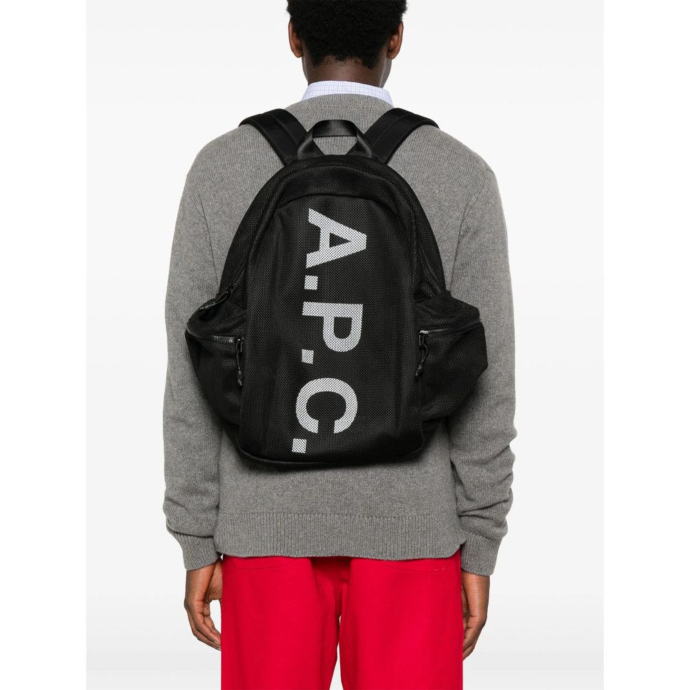 A.P.C. A.p.c. BLACK Backpacks Size ONE SIZE - 4 Thumbnail