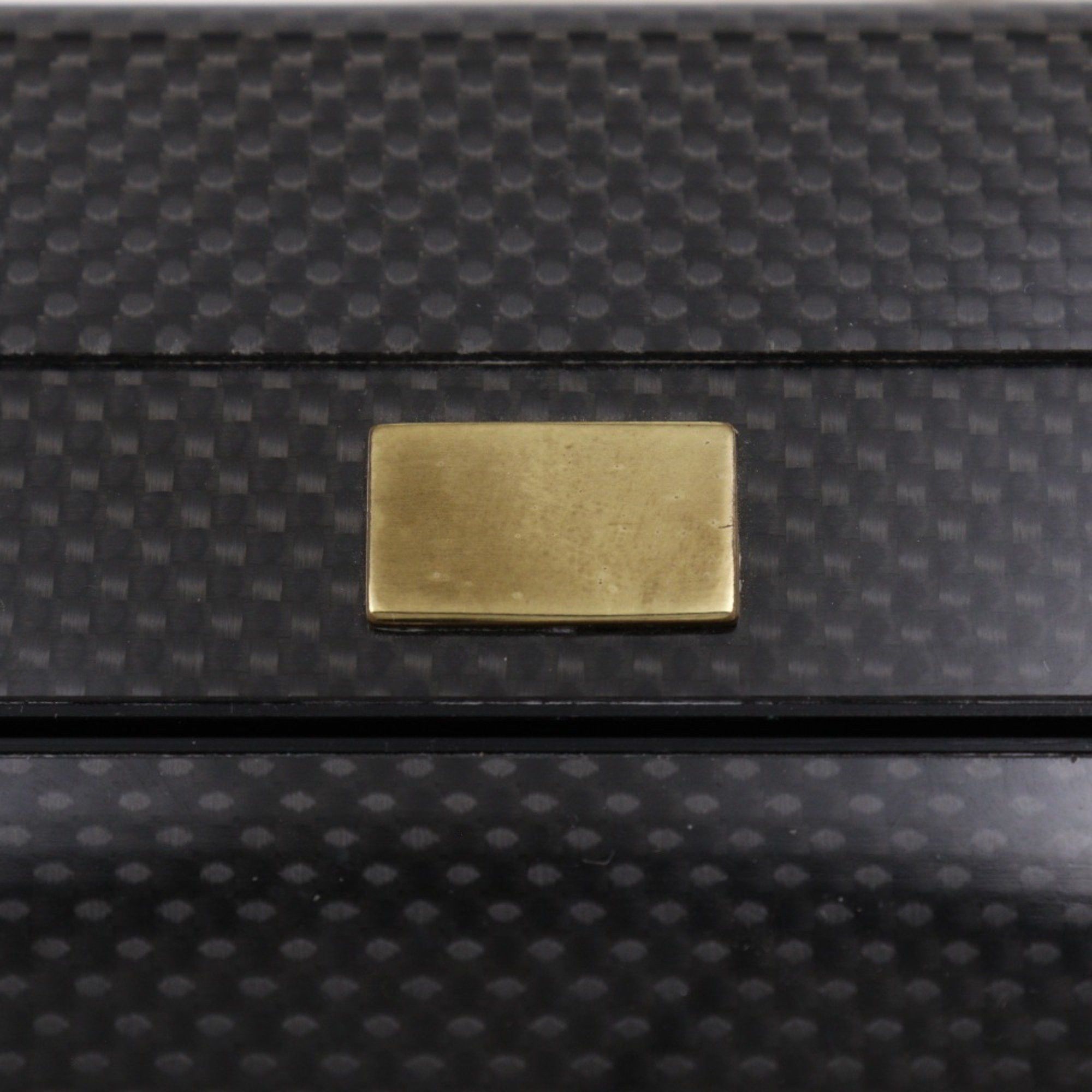 Hermes Hermes Hermès Espace GM Trunk Attache Case, Carbon Fiber and Leather, Black, N456/500, Snap Lock, Unisex Size ONE SIZE - 13 Thumbnail