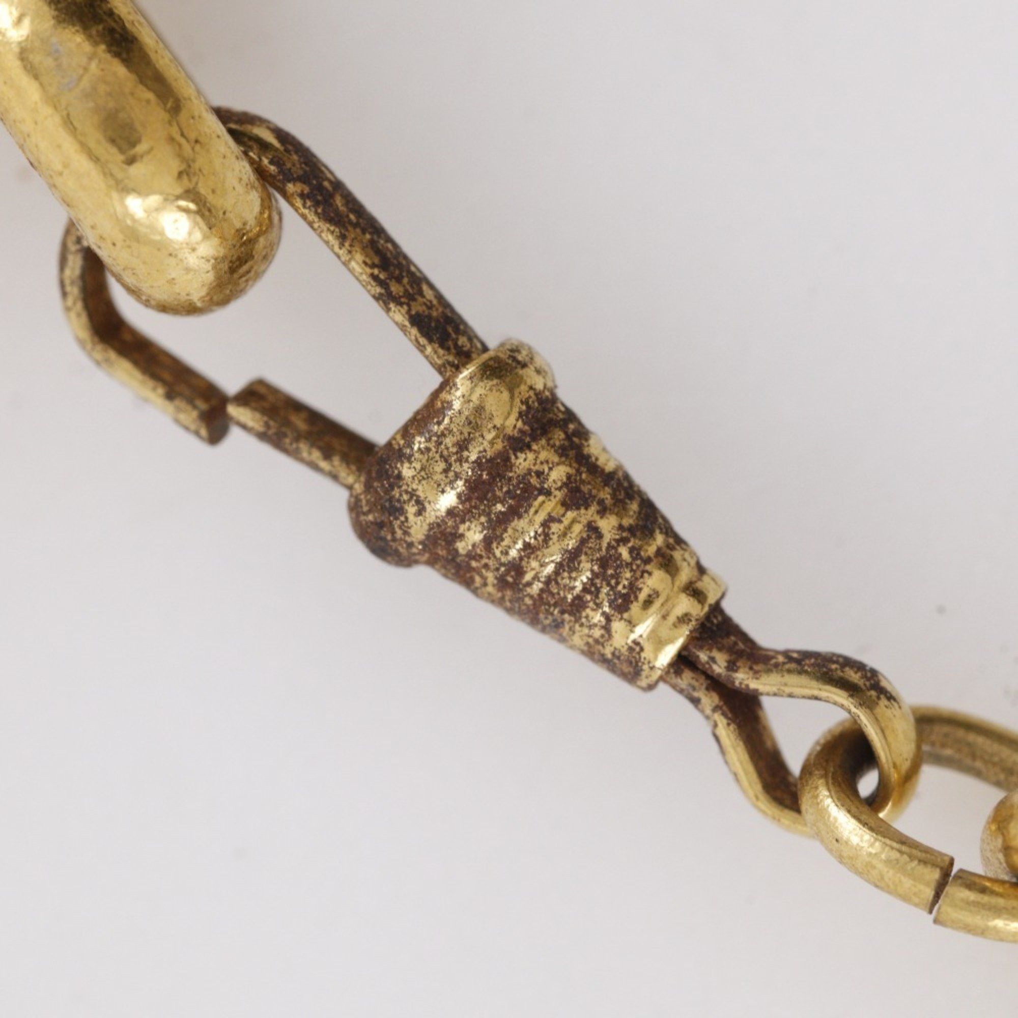 Chanel CHANEL Coco Mark Necklace, Matelasse, Gold Plated, Approx. 163.3g, Women's Size ONE SIZE - 8 Thumbnail