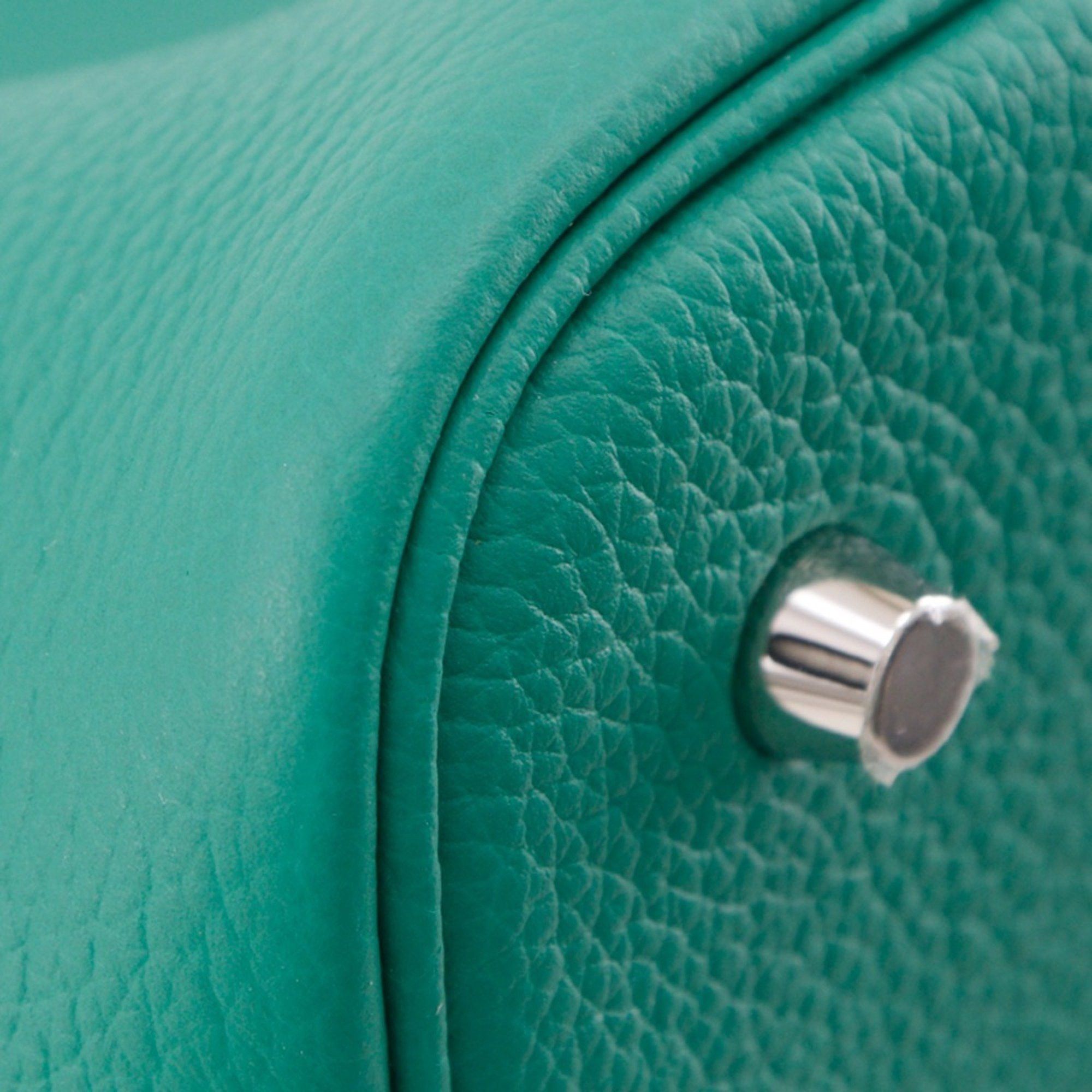 Hermes Hermes Hermès Picotin Lock 22 MM Handbag in Taurillon Maurice Vert Gate, 2022, Green, U A5 Strap Clasp, Women's Size ONE SIZE - 4 Thumbnail