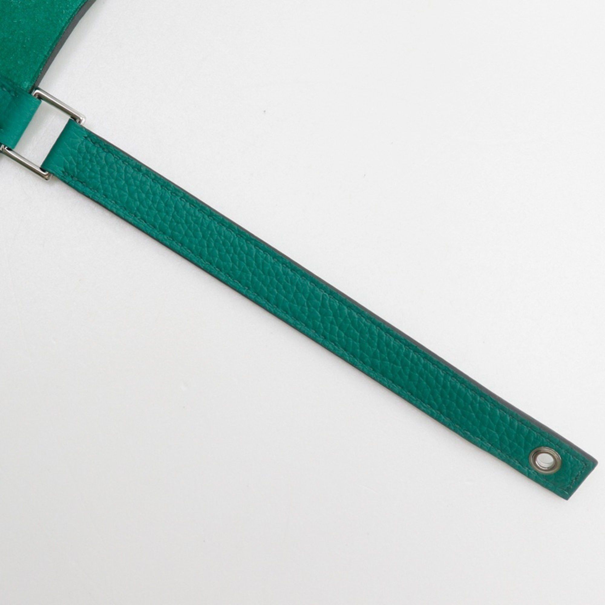 Hermes Hermes Hermès Picotin Lock 22 MM Handbag in Taurillon Maurice Vert Gate, 2022, Green, U A5 Strap Clasp, Women's Size ONE SIZE - 17 Thumbnail