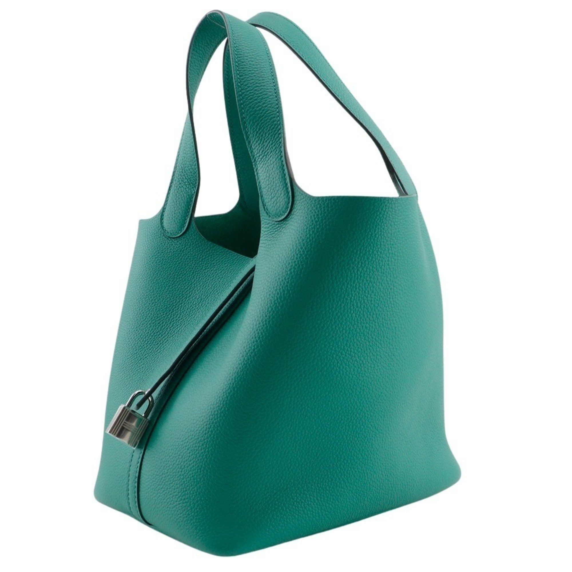 Hermes Hermes Hermès Picotin Lock 22 MM Handbag in Taurillon Maurice Vert Gate, 2022, Green, U A5 Strap Clasp, Women's Size ONE SIZE - 2 Thumbnail
