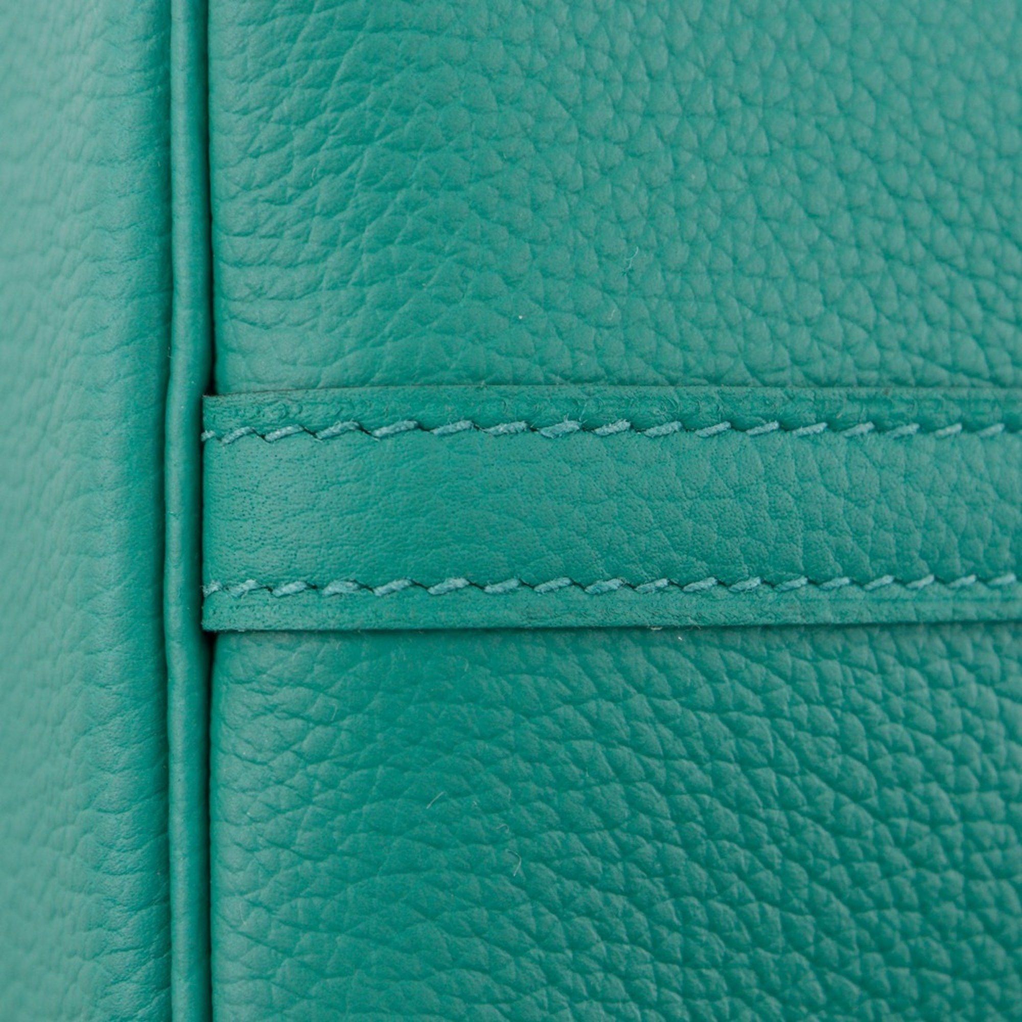 Hermes Hermes Hermès Picotin Lock 22 MM Handbag in Taurillon Maurice Vert Gate, 2022, Green, U A5 Strap Clasp, Women's Size ONE SIZE - 11 Thumbnail