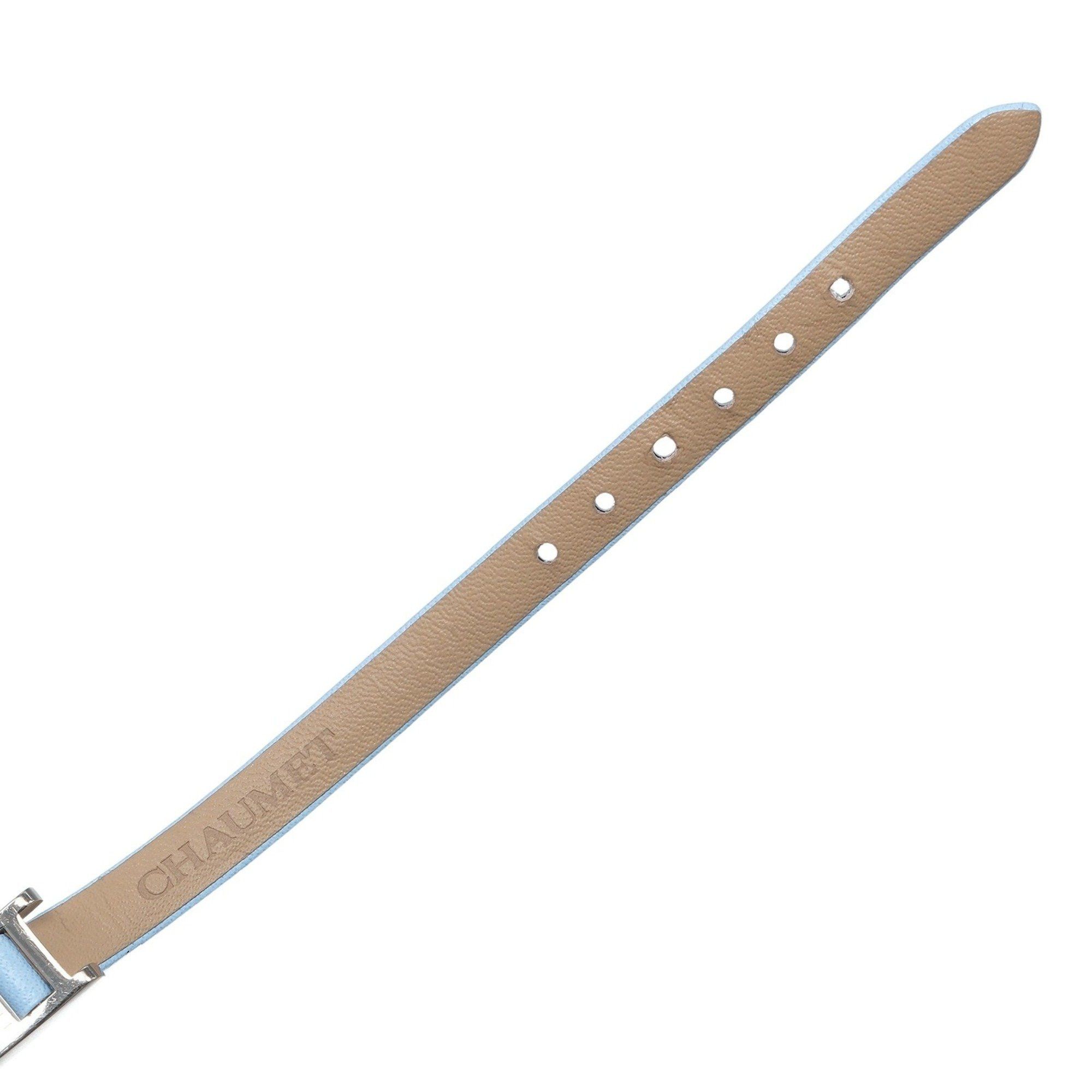 Other Chaumet Lien Bracelet, 18K White Gold with Diamonds and Leather, Approx. 7.2g Size ONE SIZE - 9 Thumbnail