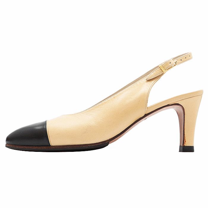 Chanel Chanel Chanel Leather Pumps Leather Shoes 502351 DUTY FREE for USA Size ONE SIZE - 2 Thumbnail