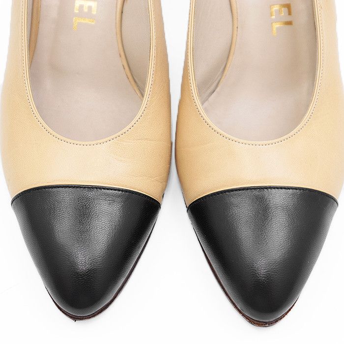 Chanel Chanel Chanel Leather Pumps Leather Shoes 502351 DUTY FREE for USA Size ONE SIZE - 4 Thumbnail