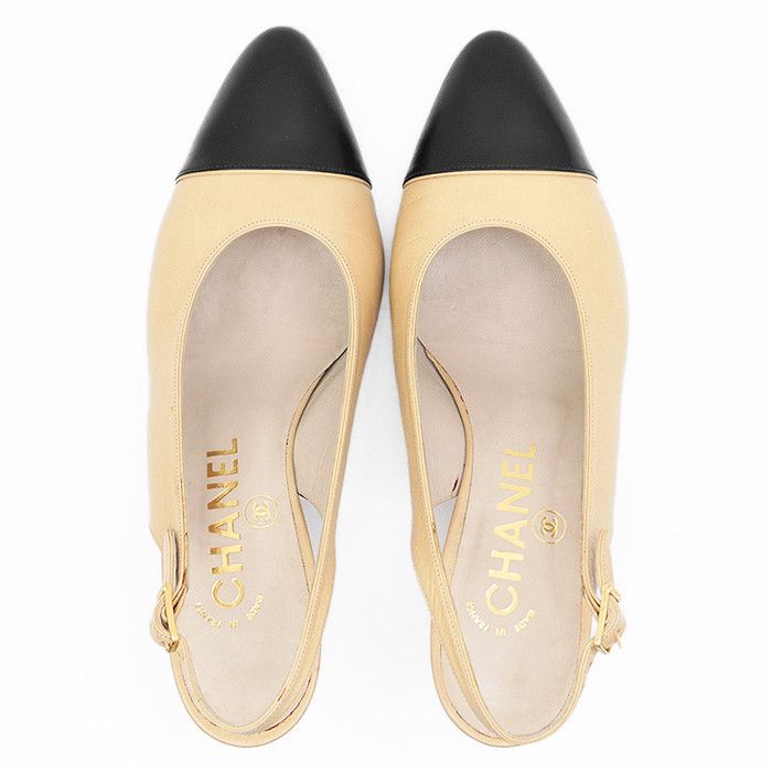 Chanel Chanel Chanel Leather Pumps Leather Shoes 502351 DUTY FREE for USA Size ONE SIZE - 3 Thumbnail