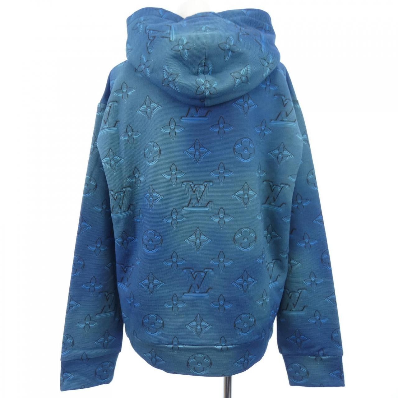 Louis Vuitton Louis Vuitton Printed Allover Hoodie Cotton Sweatshirts & Hoodies HNY41WIHN DUTY FREE for USA