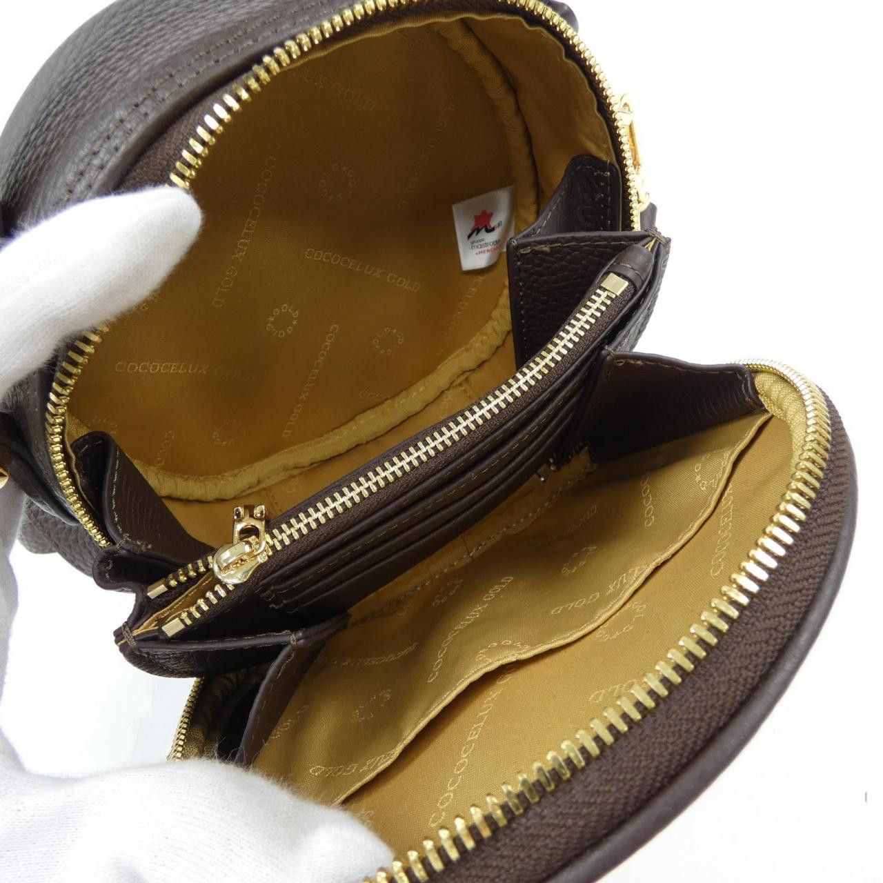 Other Other COCOCELUX GOLD Bag Leather Handbag DUTY FREE for USA Size ONE SIZE - 6 Thumbnail
