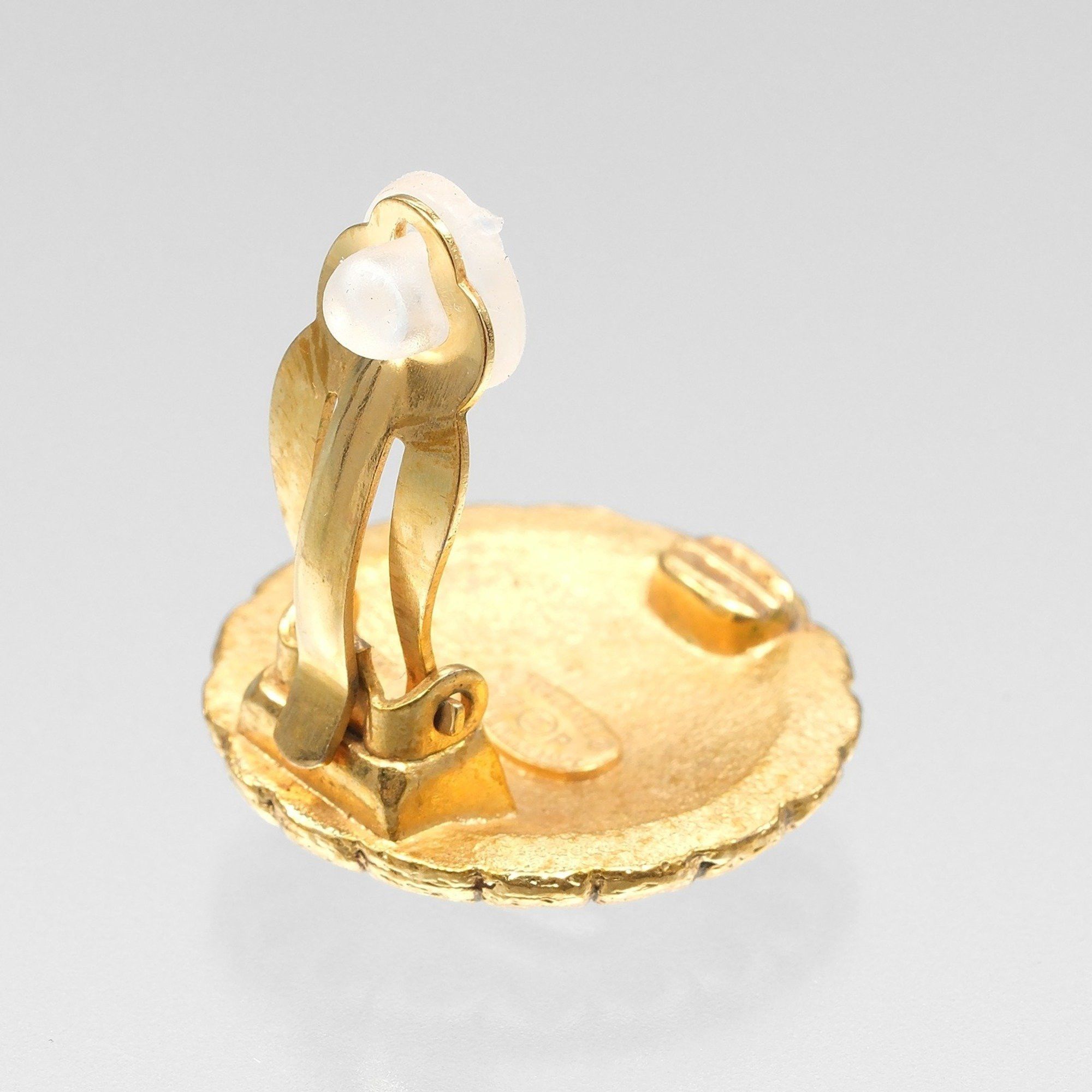 Chanel Chanel Coco Mark Gold-Plated Earrings (Single) 97 Pieces, Approx. 7.2g Size ONE SIZE - 5 Thumbnail