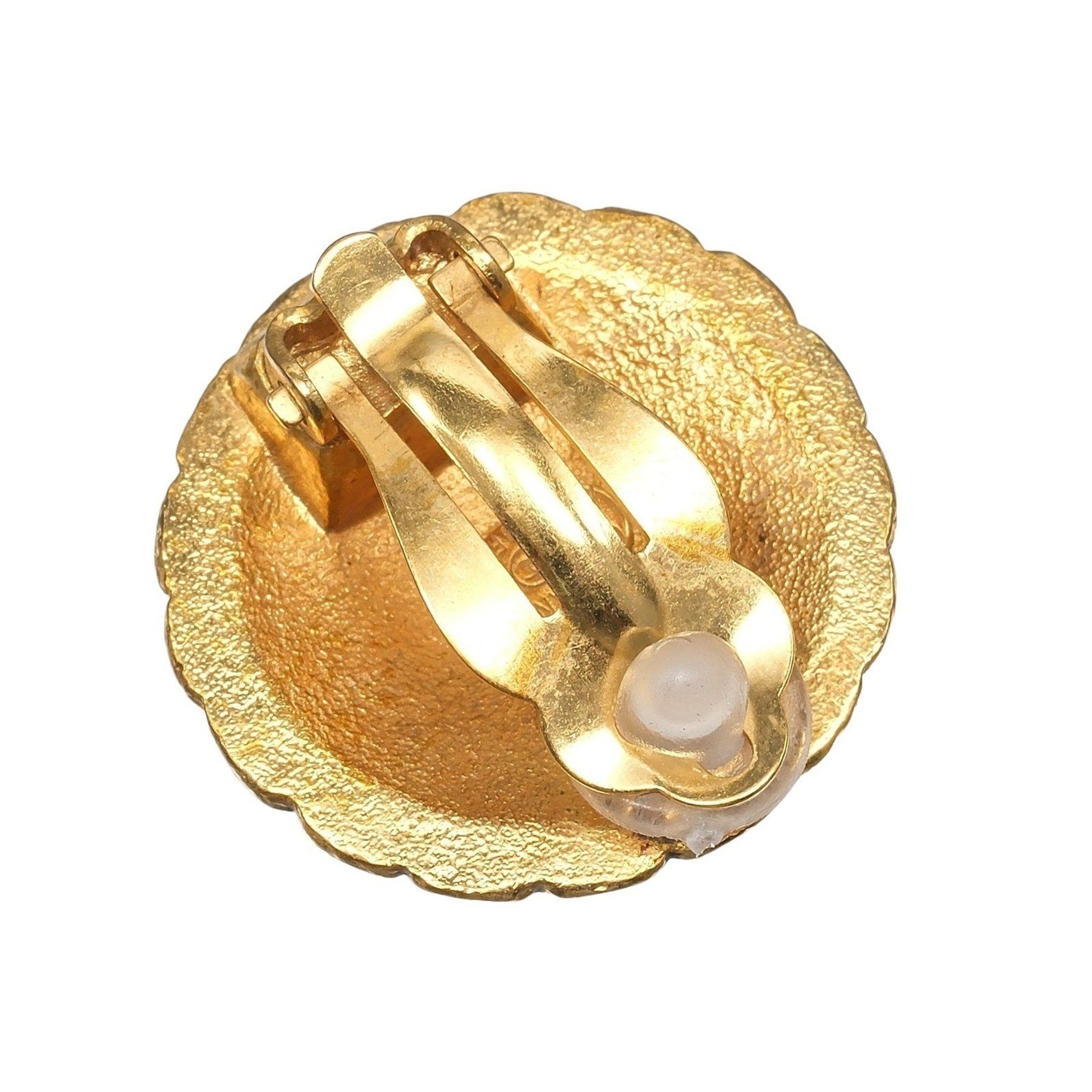 Chanel Chanel Coco Mark Gold-Plated Earrings (Single) 97 Pieces, Approx. 7.2g Size ONE SIZE - 3 Thumbnail