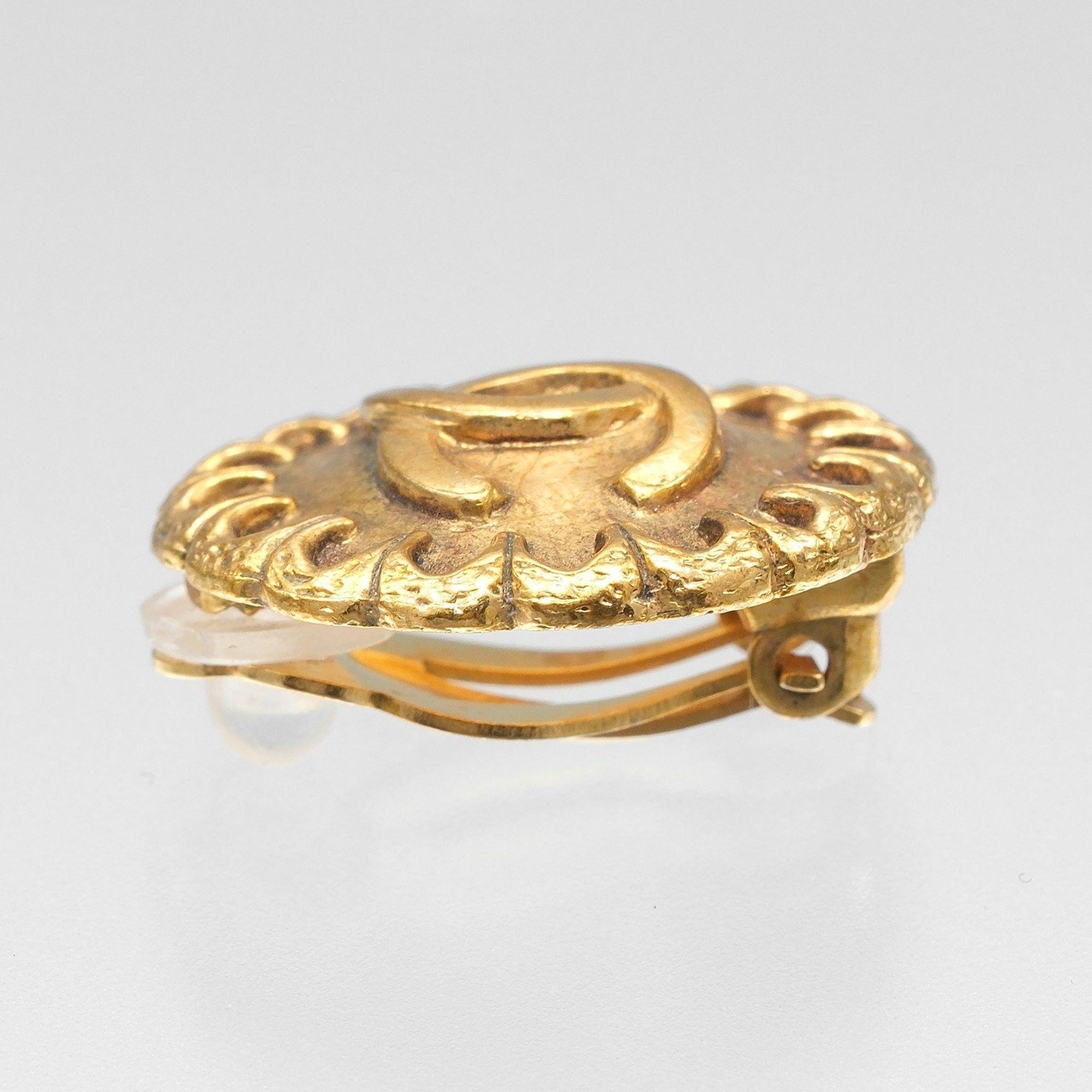 Chanel Chanel Coco Mark Gold-Plated Earrings (Single) 97 Pieces, Approx. 7.2g Size ONE SIZE - 7 Thumbnail