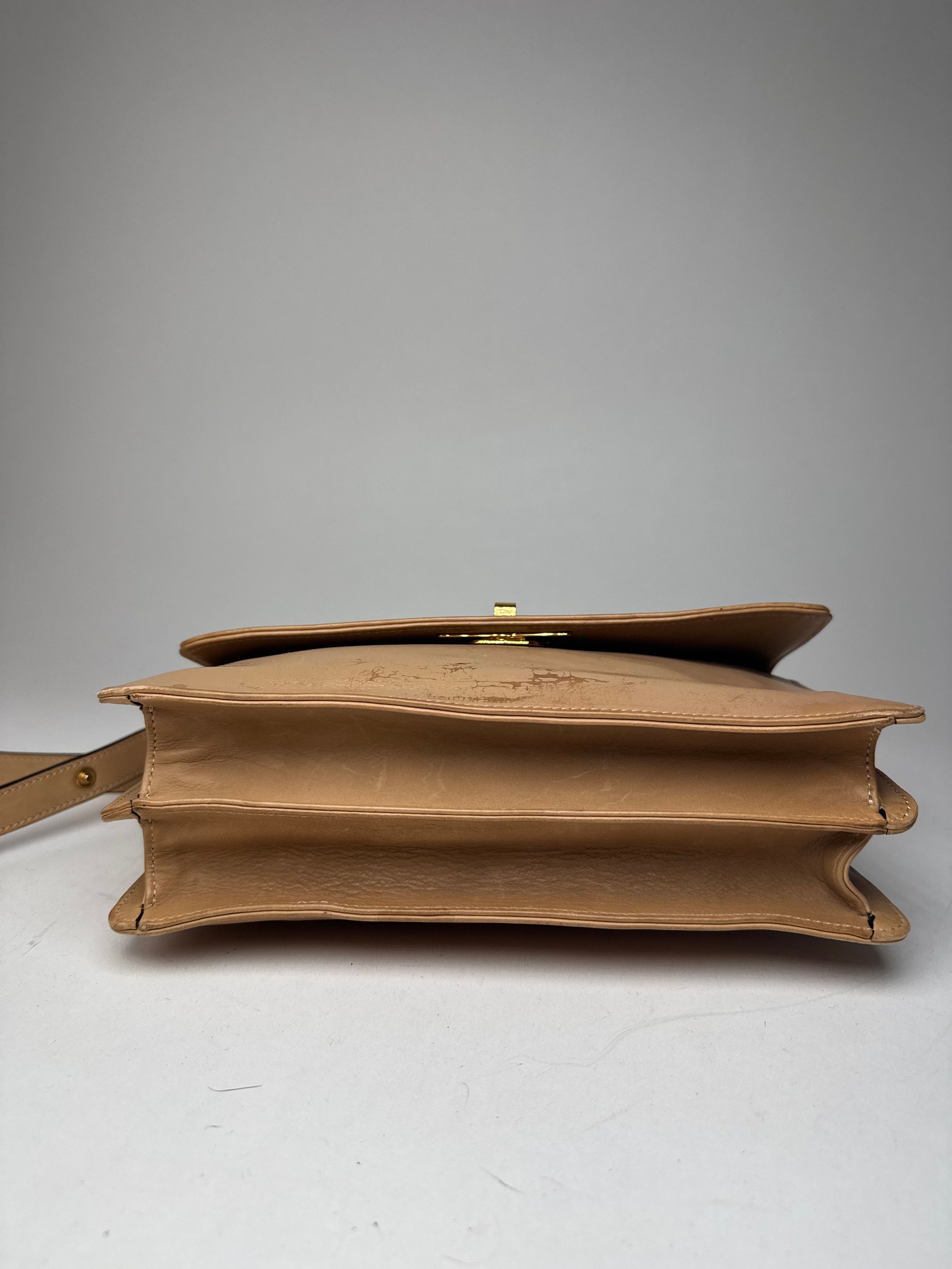 Marni Vintage 2Way Leather Bag Camel Size ONE SIZE - 13 Thumbnail