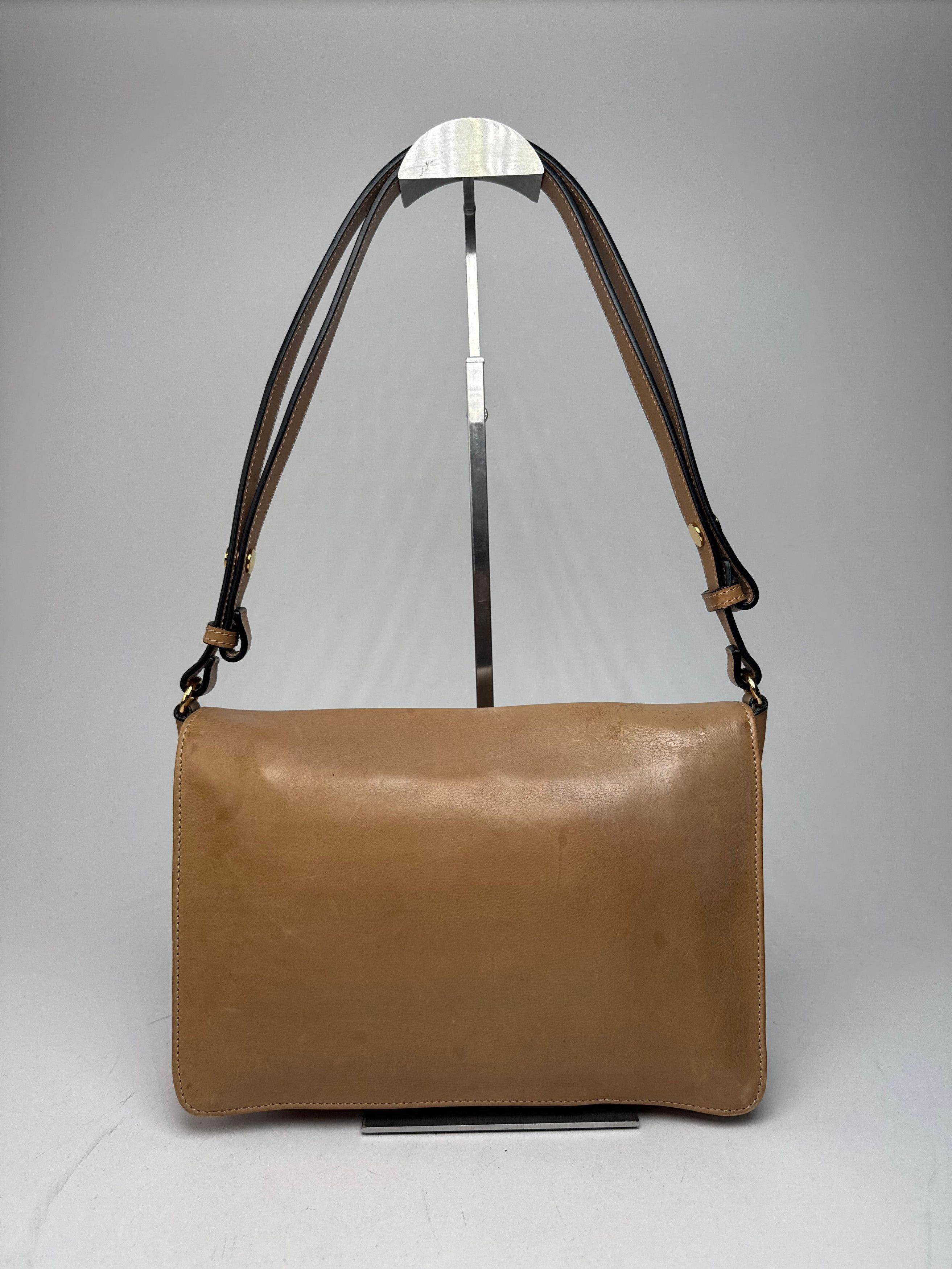 Marni Vintage 2Way Leather Bag Camel Size ONE SIZE - 2 Thumbnail