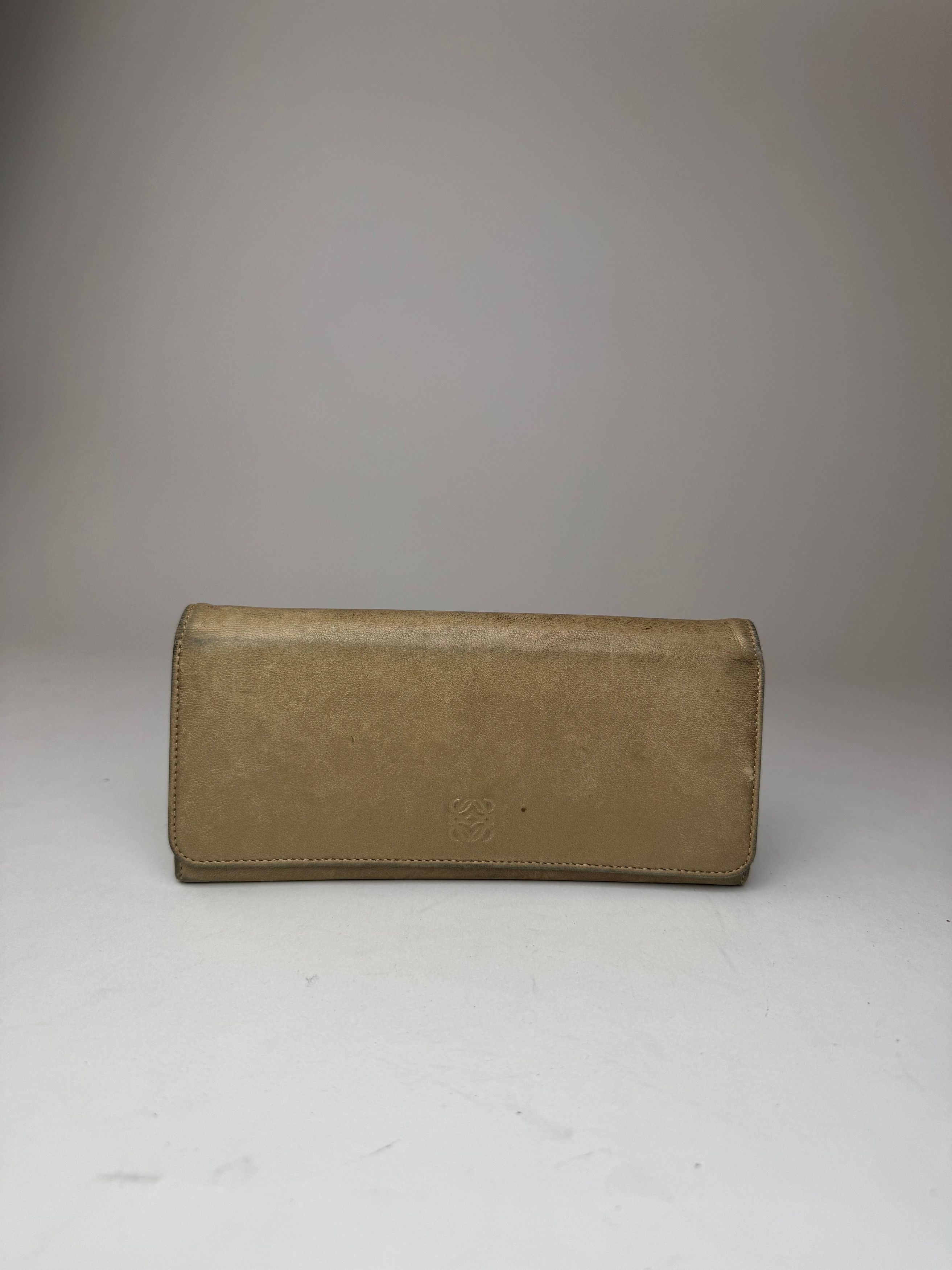 Loewe Vintage Madrid Leather Wallet beige Size ONE SIZE - 4 Thumbnail
