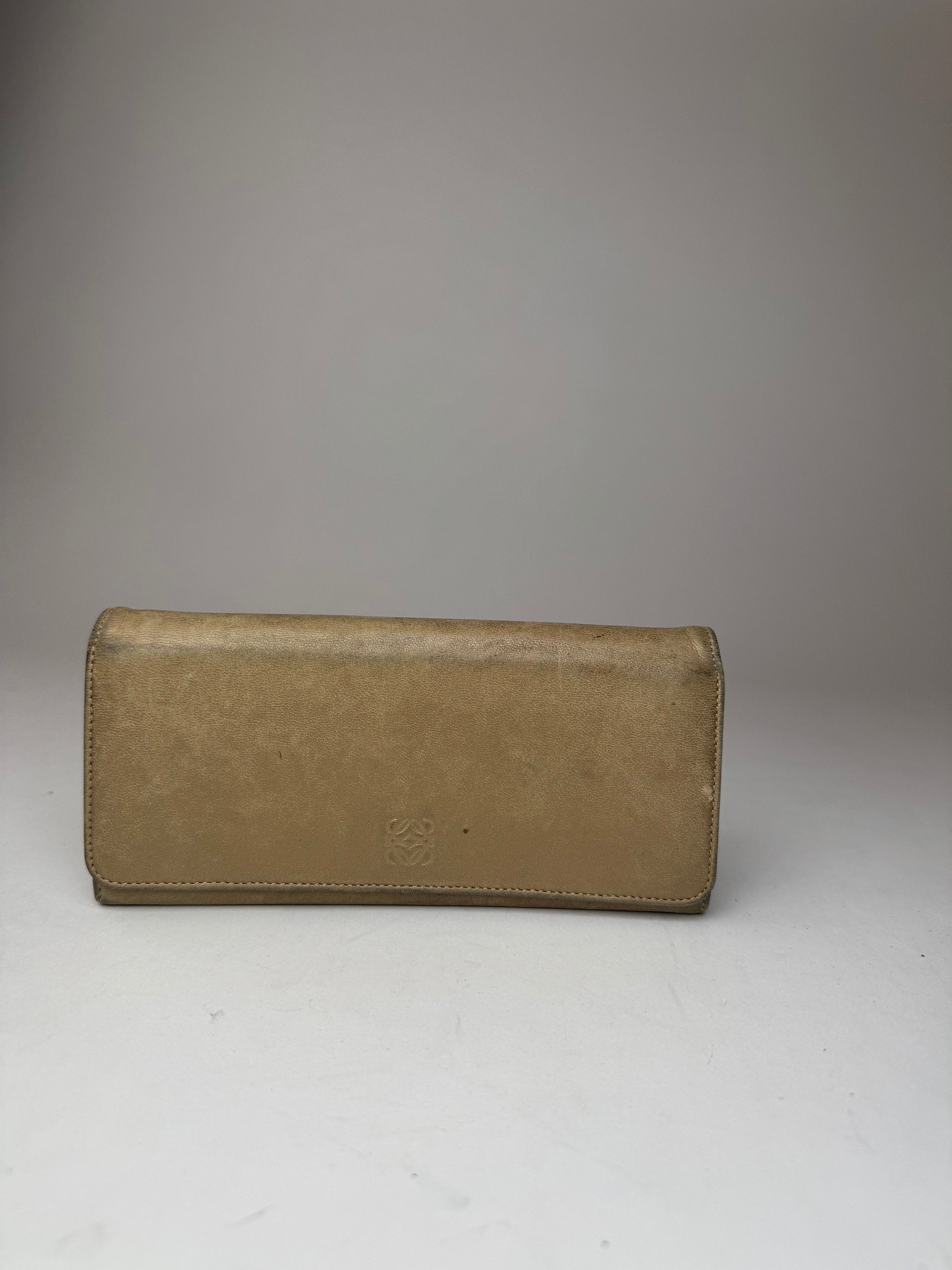 Loewe Vintage Madrid Leather Wallet beige Size ONE SIZE - 6 Thumbnail